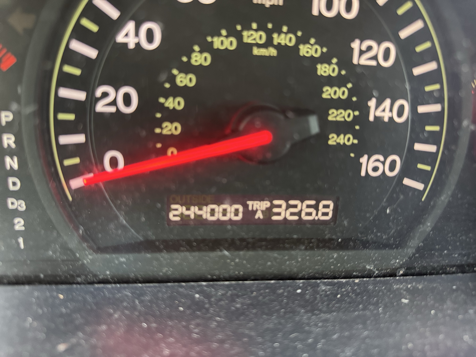 2003 honda accord ex-v6-sedan-at with 244000 miles for sale near Elk River, Minnesota 106662_44_mileage_closeup.jpg
