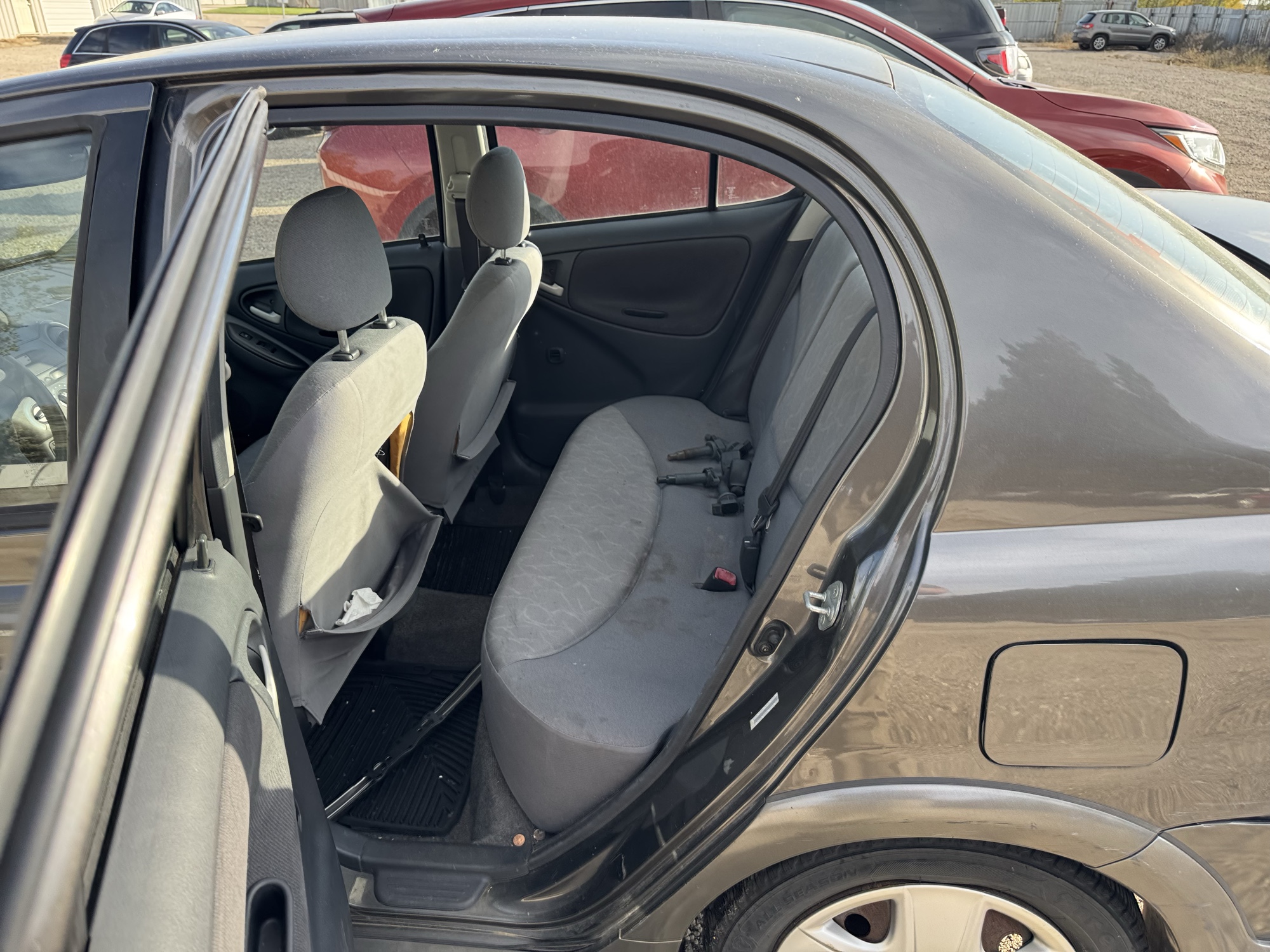 2003 toyota echo 4-door-sedan with 222883 miles for sale near Elk River, Minnesota 106664_24_drv_rear_seat.jpg