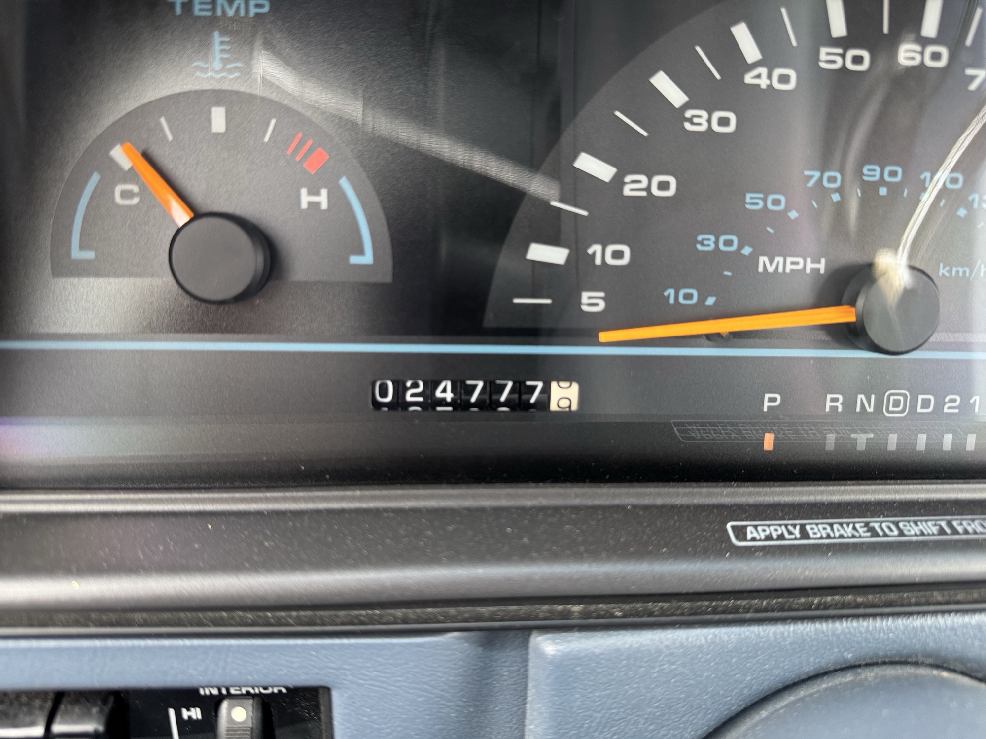 1996 oldsmobile ciera sl-1sc with 24778 miles for sale near Elk River, Minnesota 106667_44_mileage_closeup.jpg