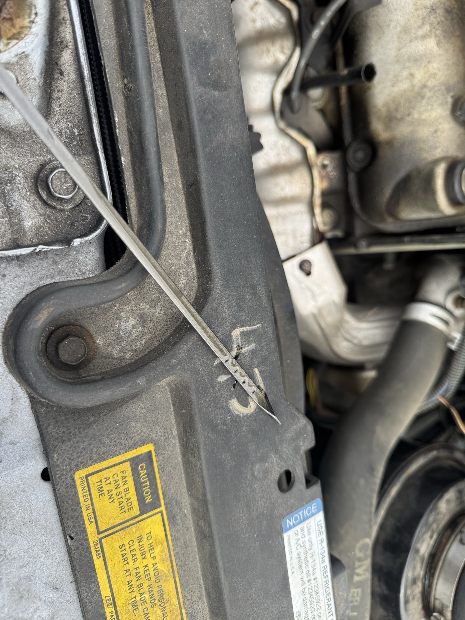 1996 oldsmobile ciera sl-1sc with 24778 miles for sale near Elk River, Minnesota 106667_50_oil_dipstick.jpg