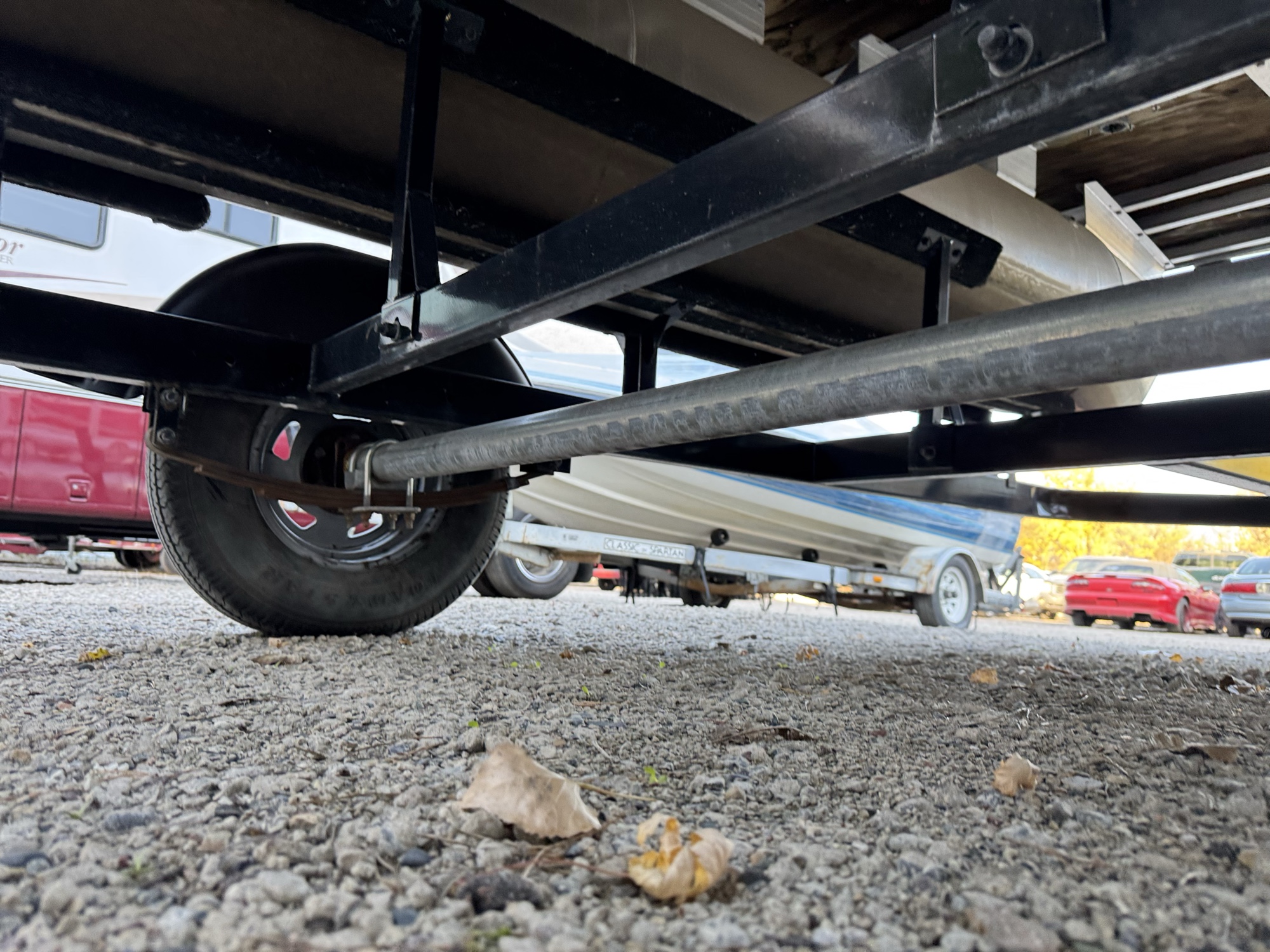 2015 suntracker bb16e for sale near Elk River, Minnesota 106669_20_undercar_rear_pass.jpg