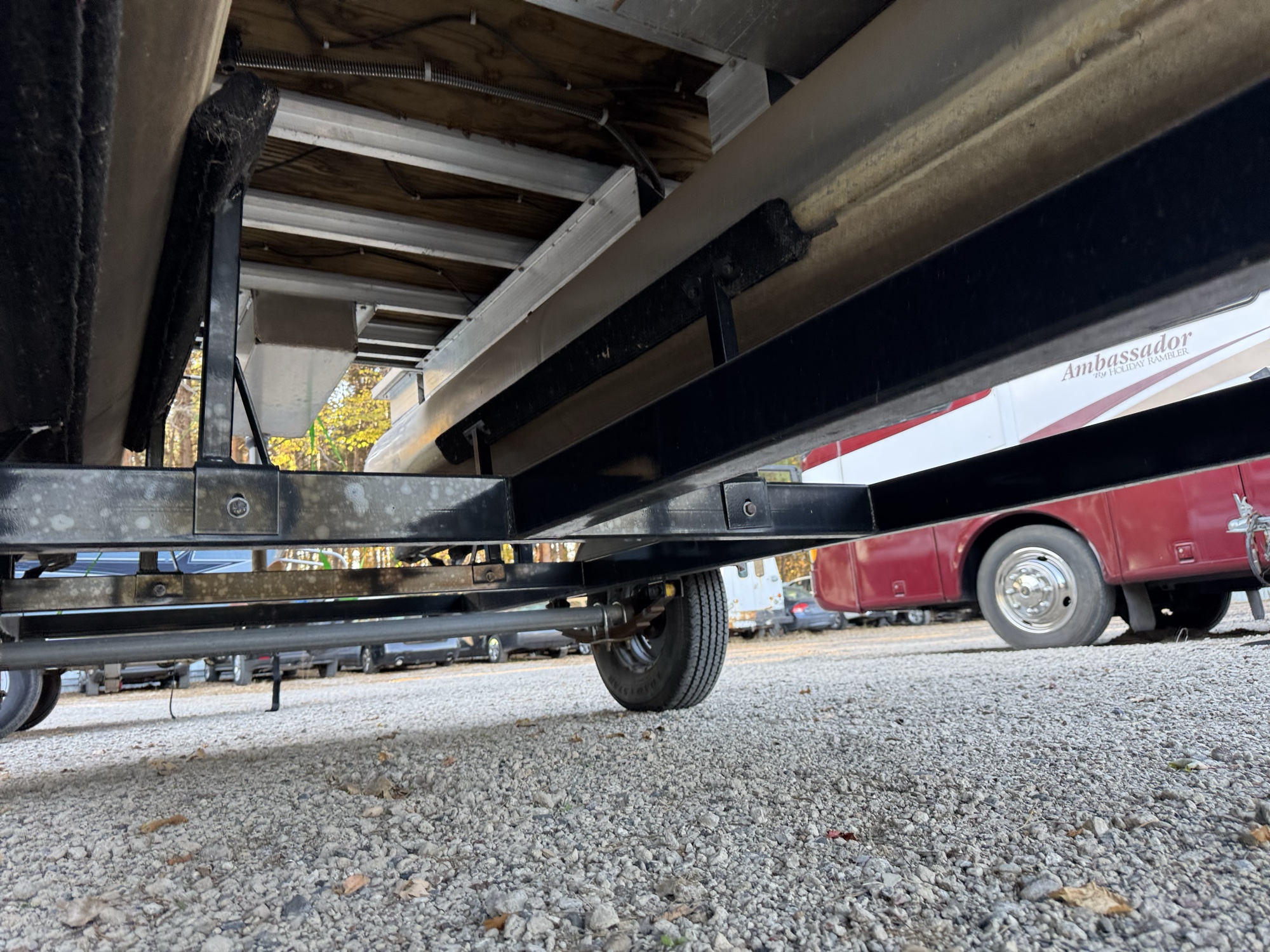 2015 suntracker bb16e for sale near Elk River, Minnesota 106669_21_undercar_pass_side.jpg