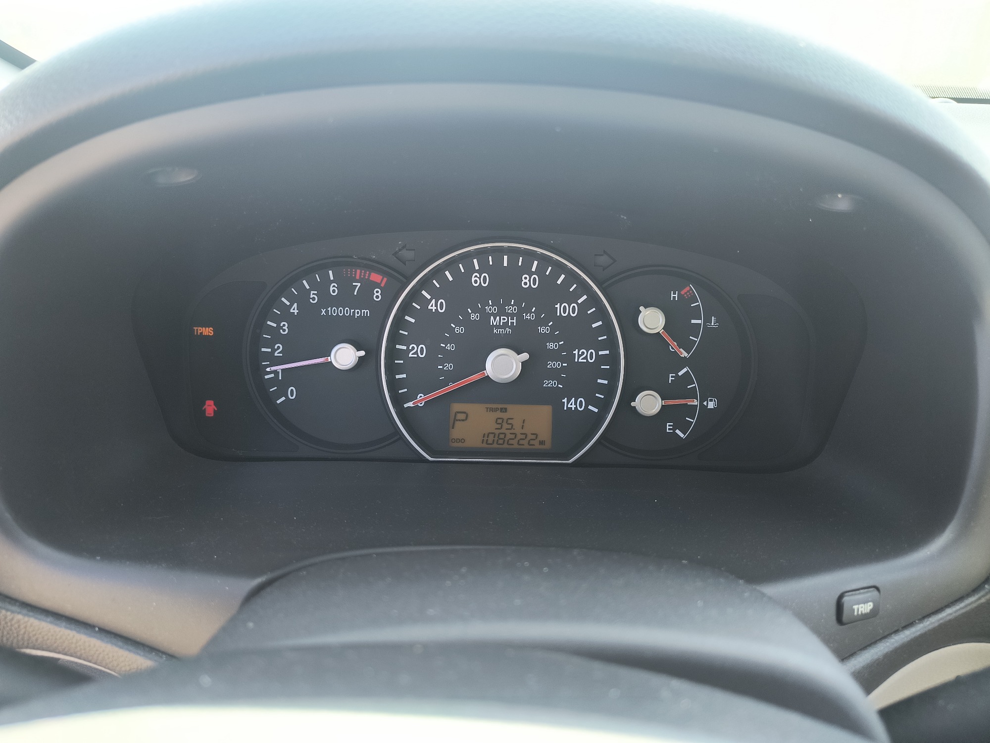 2008 kia rondo base with 108222 miles for sale near Elk River, Minnesota 106672_43_gauge_cluster.jpg