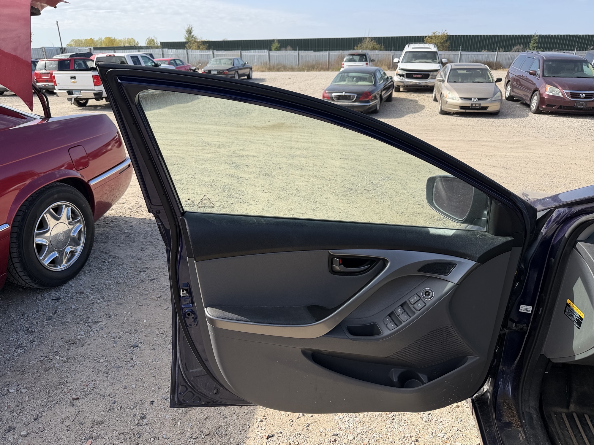 2013 hyundai elantra limited with 114604 miles for sale near Elk River, Minnesota 106674_23_driver_door_panel.jpg
