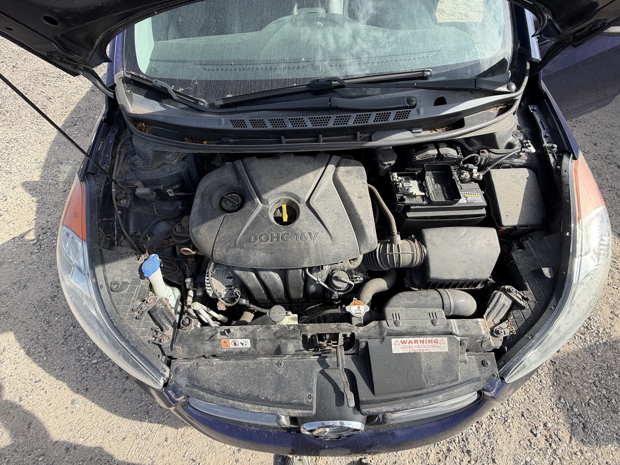 2013 hyundai elantra limited with 114604 miles for sale near Elk River, Minnesota 106674_49_engine_bay.jpg