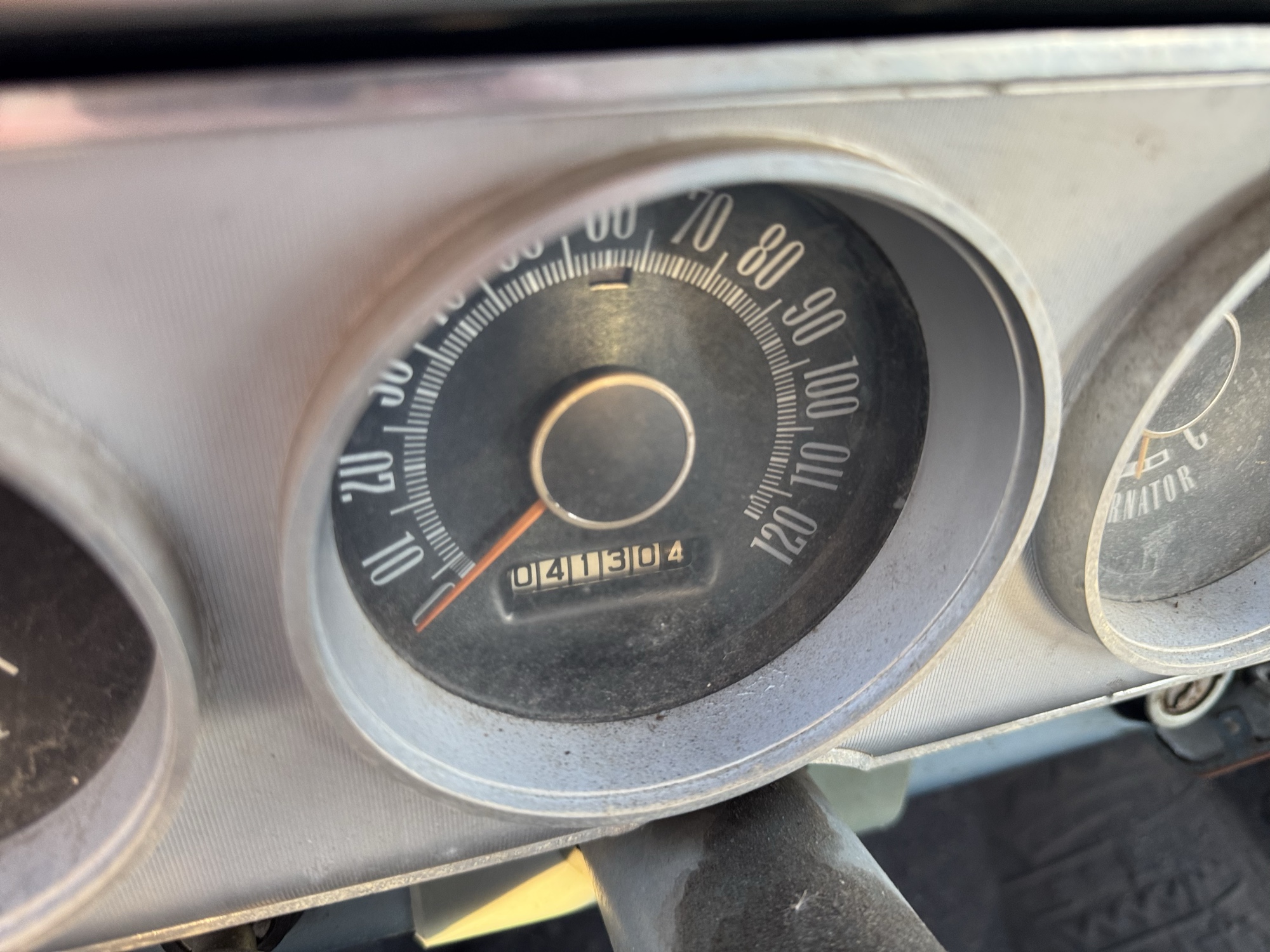 1964 plymouth belvedere with 104130 miles for sale near Elk River, Minnesota 106675_44_mileage_closeup.jpg