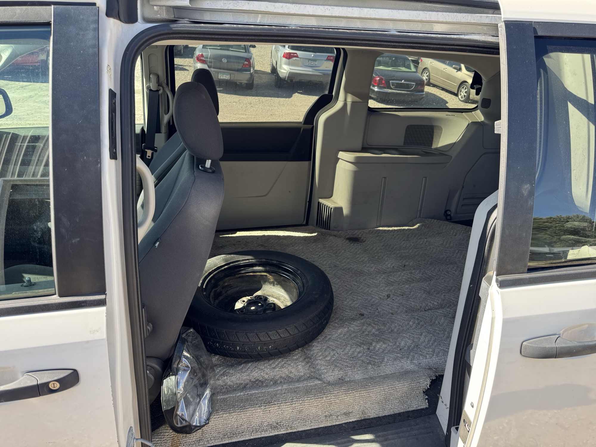 2009 dodge grand-caravan cargo-van with 167286 miles for sale near Elk River, Minnesota 106680_24_drv_rear_seat.jpg