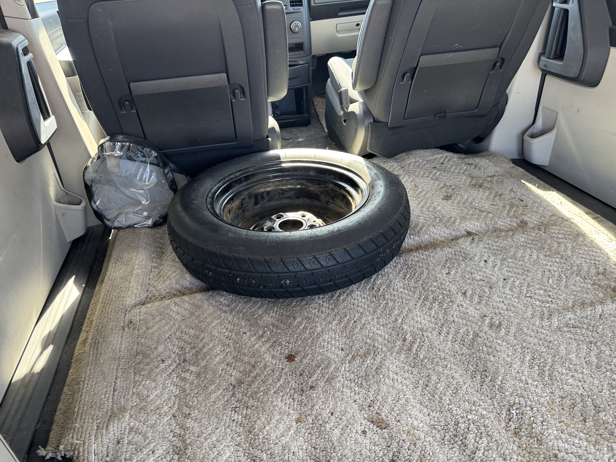 2009 dodge grand-caravan cargo-van with 167286 miles for sale near Elk River, Minnesota 106680_27_spare_tire.jpg