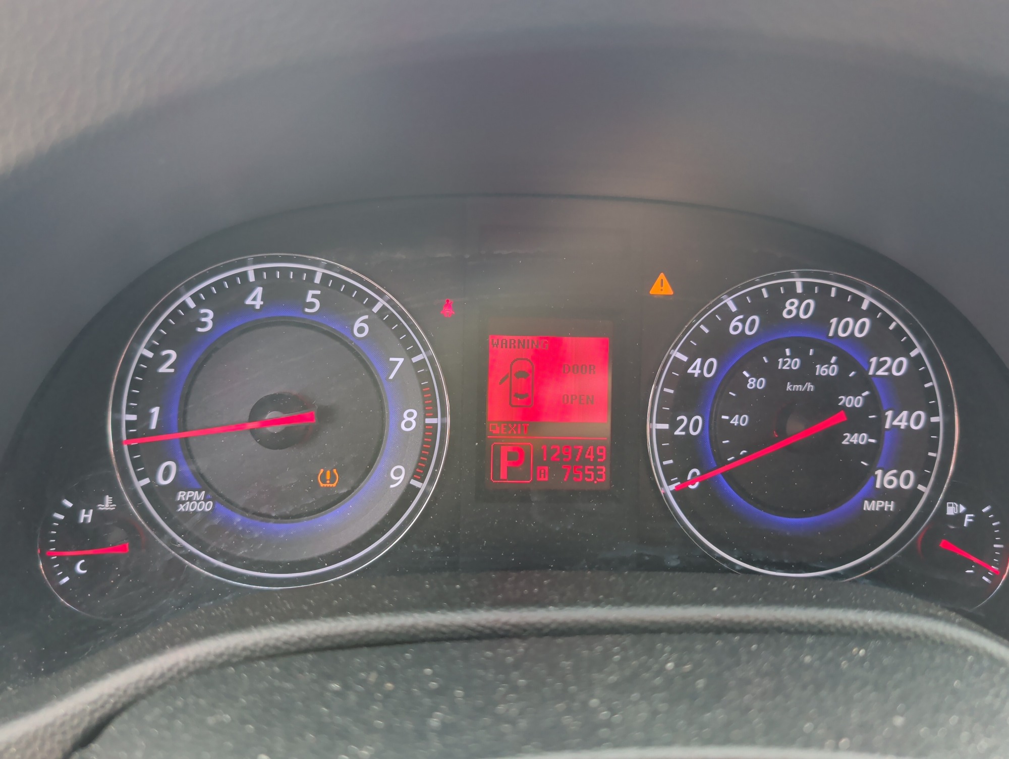 2009 infiniti g-sedan g37x-awd with 129749 miles for sale near Elk River, Minnesota 106681_43_gauge_cluster.jpg