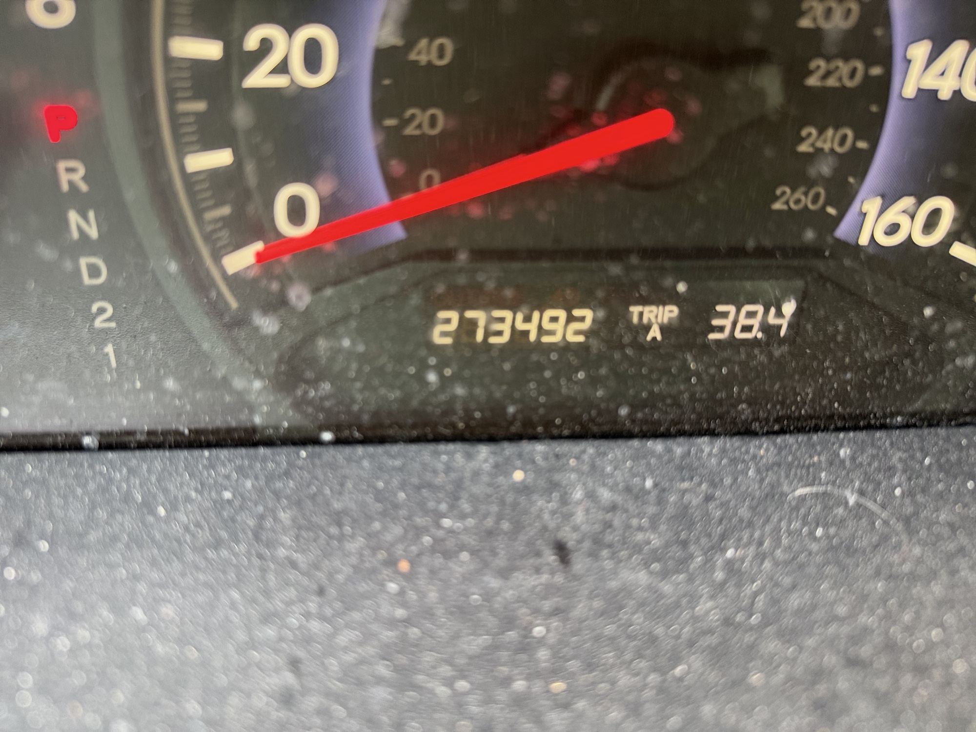 2009 honda odyssey with 273492 miles for sale near Elk River, Minnesota 106682_44_mileage_closeup.jpg