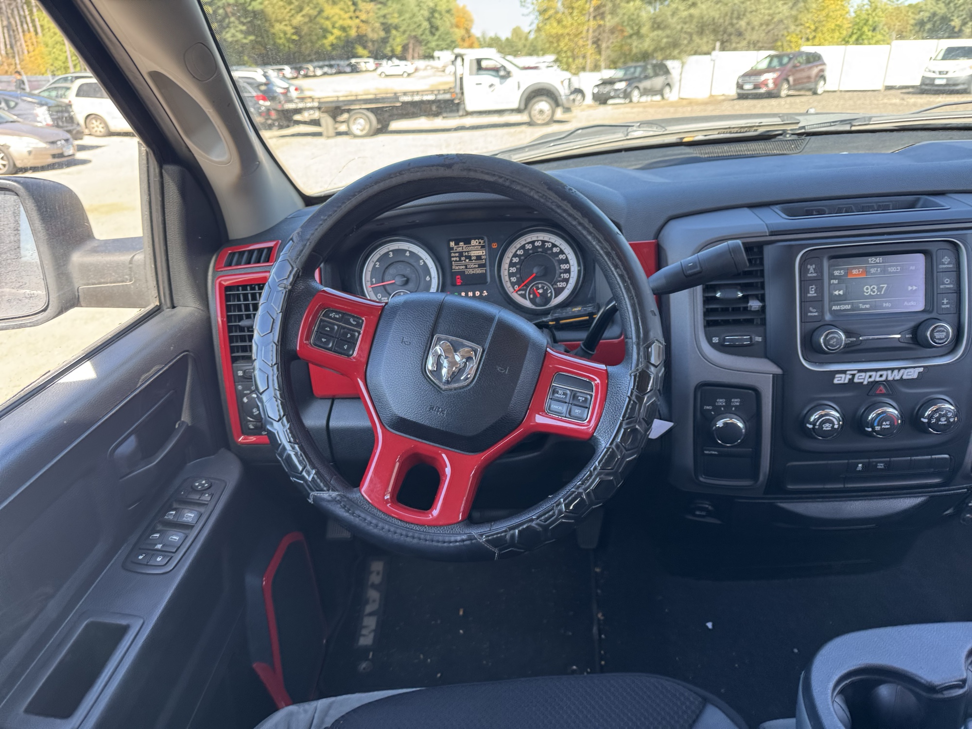 2014 ram 1500 tradesman-quad-cab-4wd with 109498 miles for sale near Elk River, Minnesota 106687_33_dash_from_driver.jpg