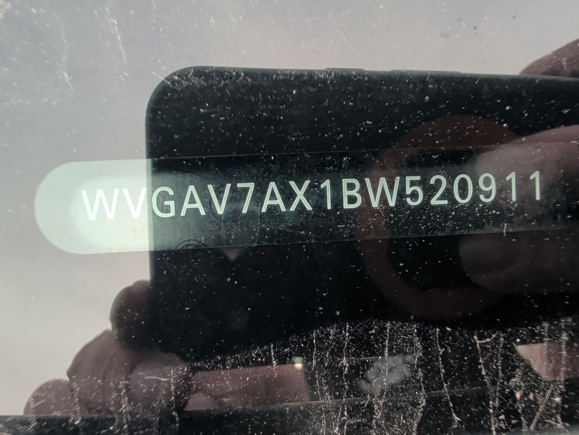 2011 volkswagen tiguan s with 149749 miles for sale near Elk River, Minnesota 106692_48_windshield_vin_plate.jpg