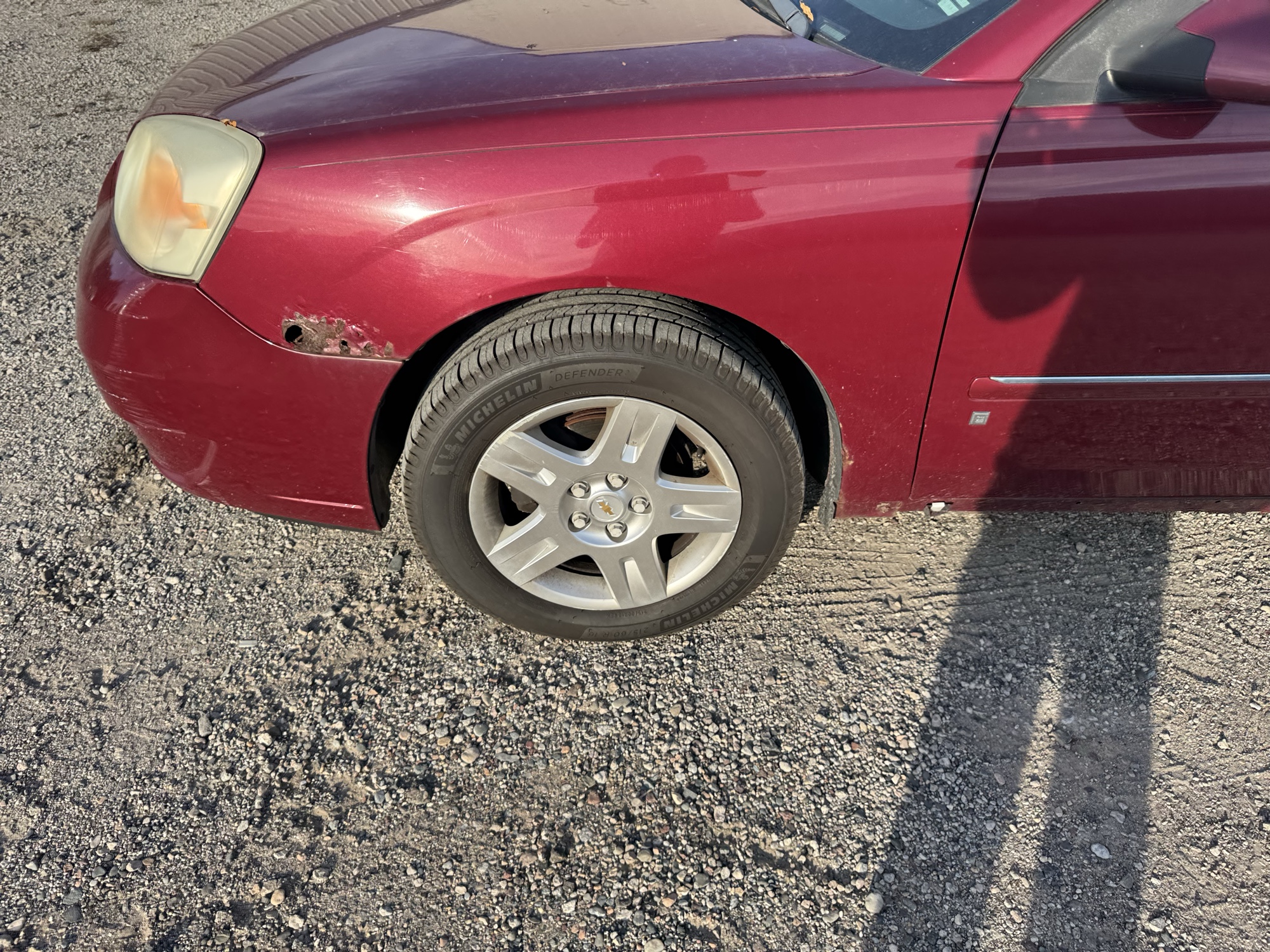2006 chevrolet malibu lt with 143181 miles for sale near Elk River, Minnesota 106693_12_drv_front_wheel.jpg