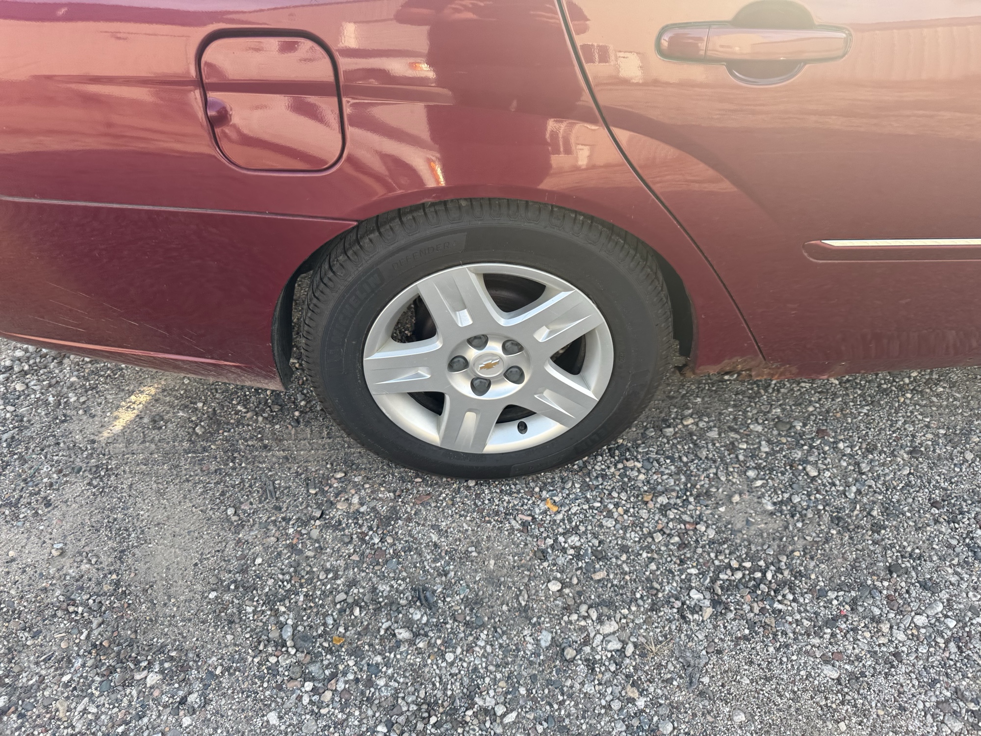 2006 chevrolet malibu lt with 143181 miles for sale near Elk River, Minnesota 106693_14_rear_pass_wheel.jpg