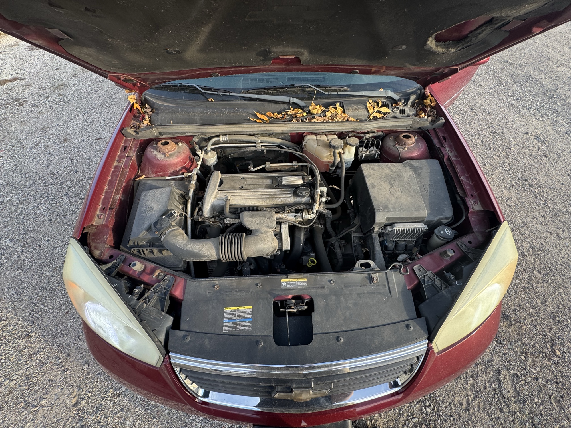 2006 chevrolet malibu lt with 143181 miles for sale near Elk River, Minnesota 106693_49_engine_bay.jpg