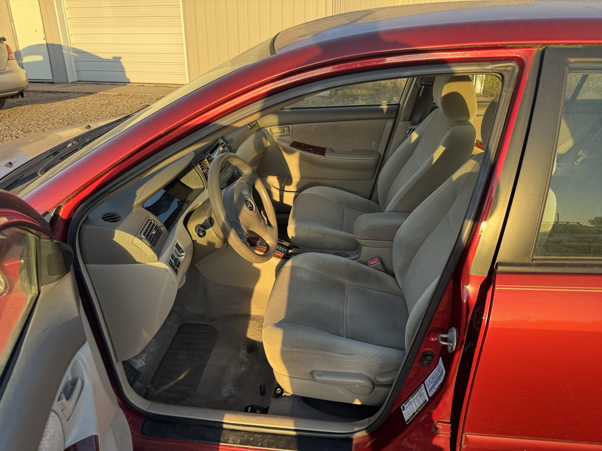 2007 toyota corolla ce with 160712 miles for sale near Elk River, Minnesota 106696_22_driver_seat.jpg