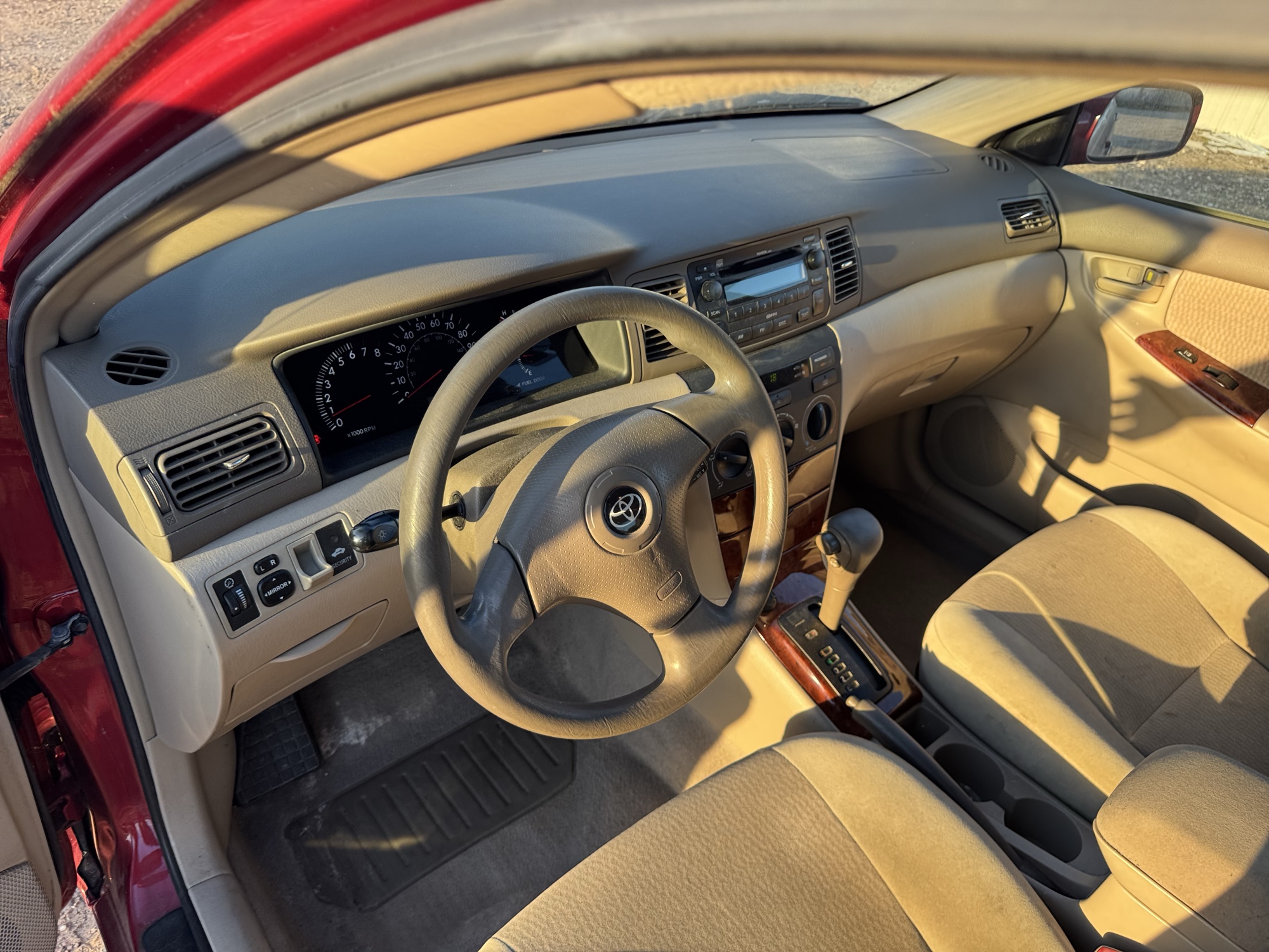 2007 toyota corolla ce with 160712 miles for sale near Elk River, Minnesota 106696_33_dash_from_driver.jpg