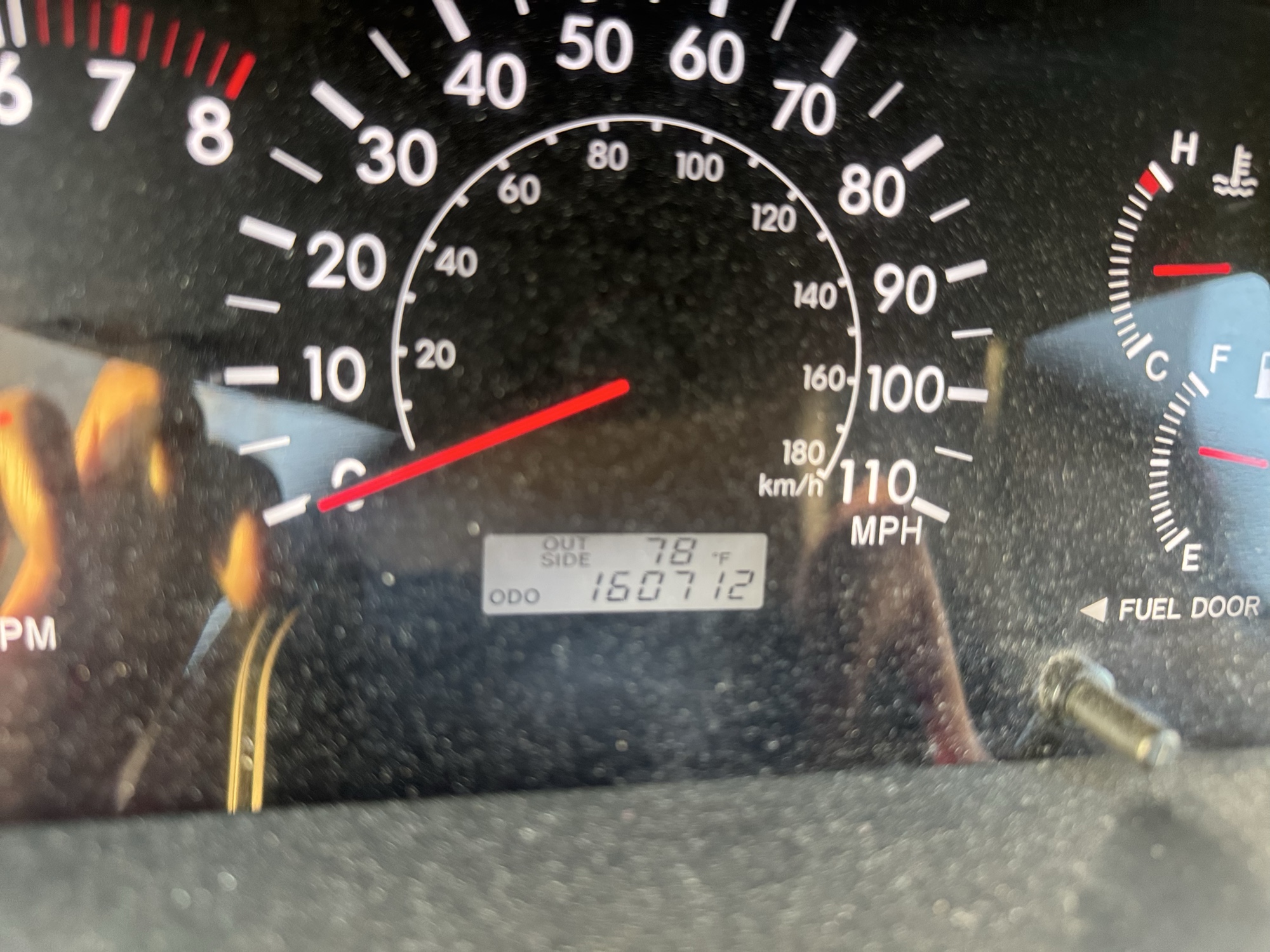 2007 toyota corolla ce with 160712 miles for sale near Elk River, Minnesota 106696_44_mileage_closeup.jpg