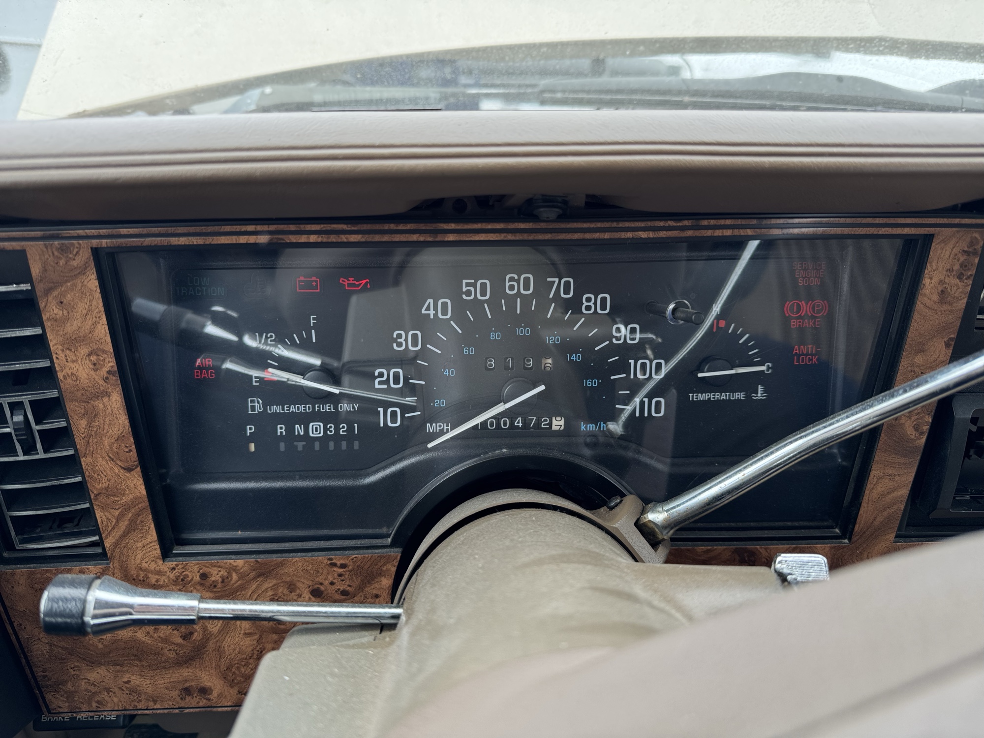 1994 buick century special with 100472 miles for sale near Elk River, Minnesota 106698_43_gauge_cluster.jpg