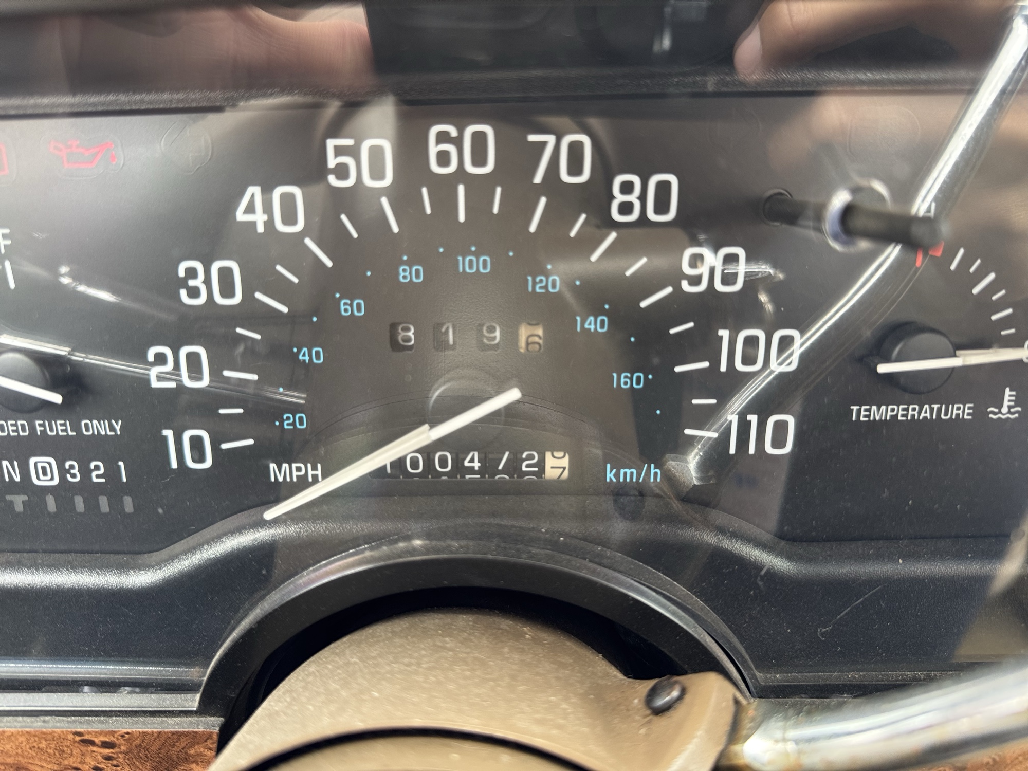 1994 buick century special with 100472 miles for sale near Elk River, Minnesota 106698_44_mileage_closeup.jpg