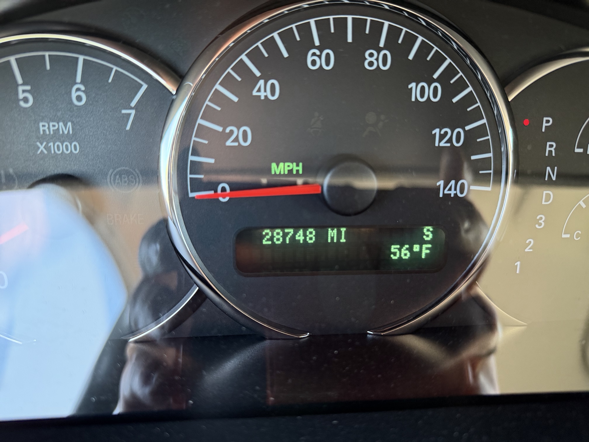 2009 buick lacrosse cx with 28748 miles for sale near Elk River, Minnesota 106702_44_mileage_closeup.jpg