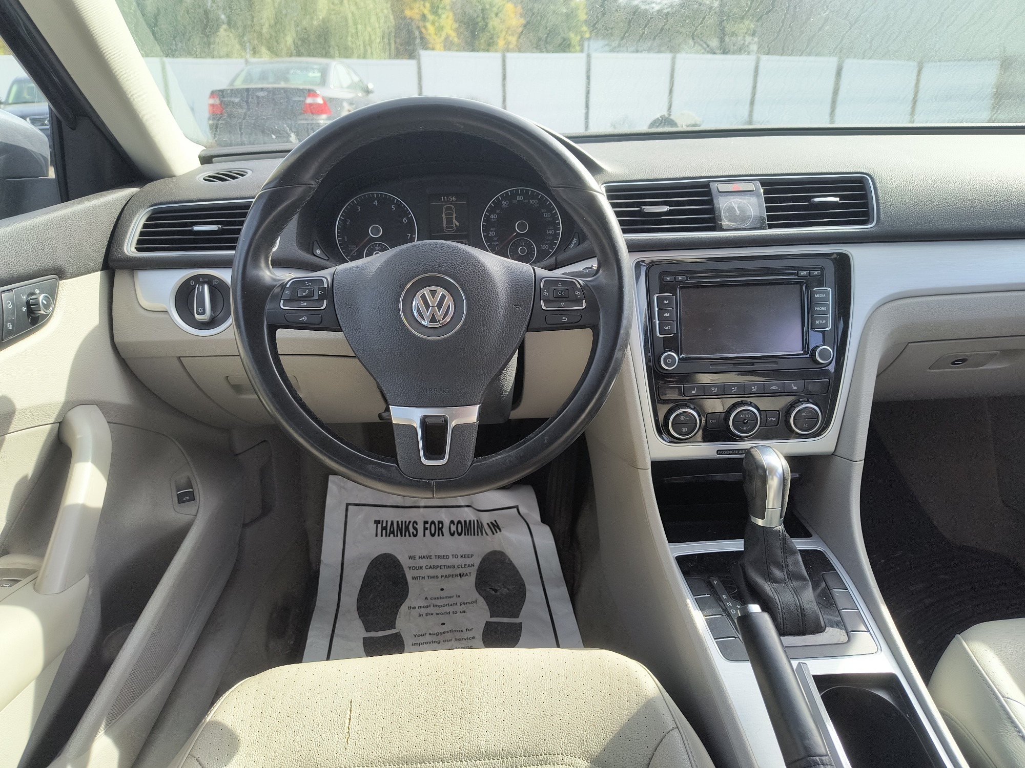 2012 volkswagen passat 2.5l-se-at with 146614 miles for sale near Elk River, Minnesota 106703_33_dash_from_driver.jpg