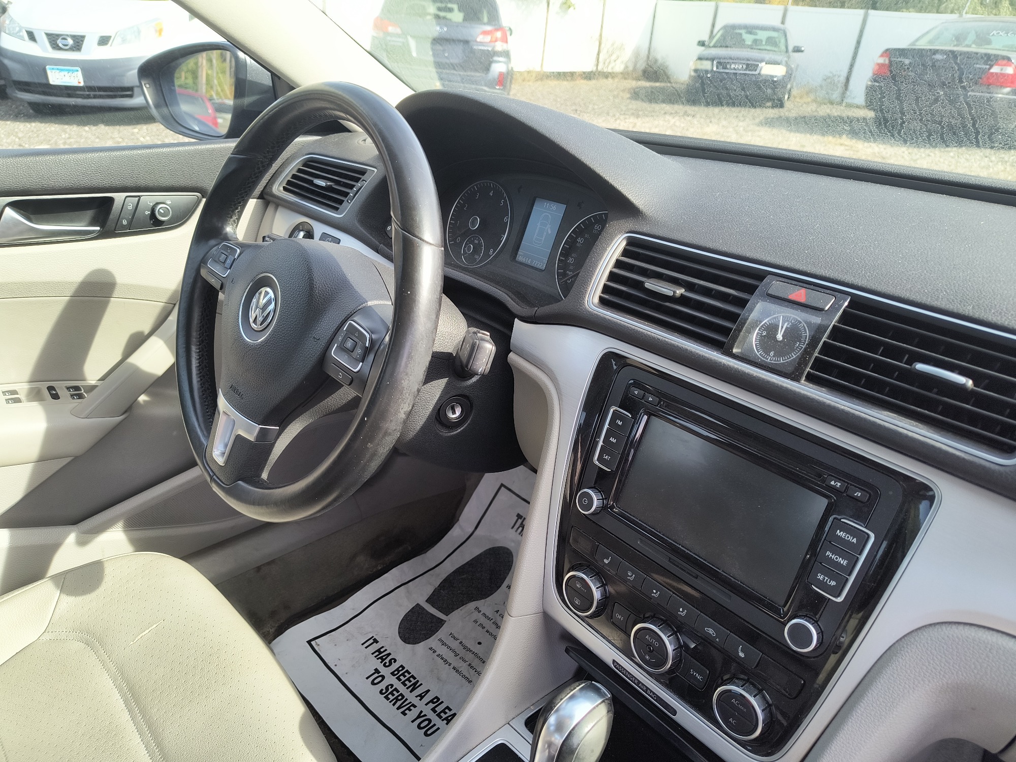 2012 volkswagen passat 2.5l-se-at with 146614 miles for sale near Elk River, Minnesota 106703_36_steering_wheel.jpg
