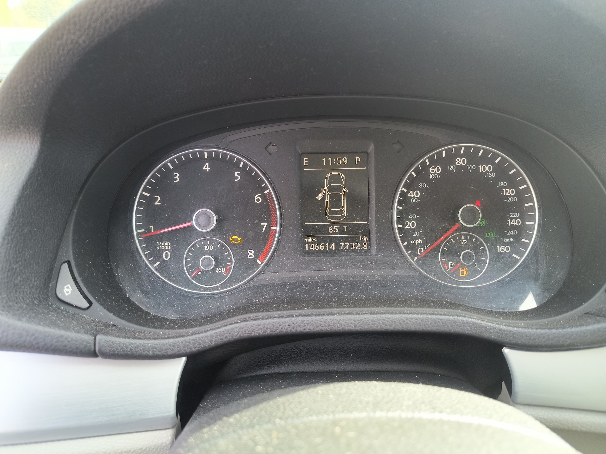 2012 volkswagen passat 2.5l-se-at with 146614 miles for sale near Elk River, Minnesota 106703_43_gauge_cluster.jpg