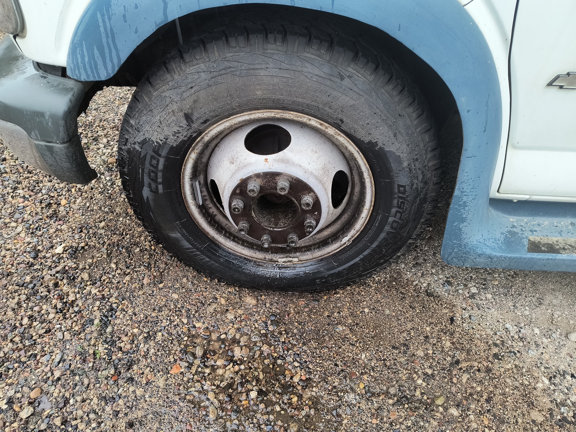 1998 chevrolet express g3500 with 49993 miles for sale near Elk River, Minnesota 106704_12_drv_front_wheel.jpg