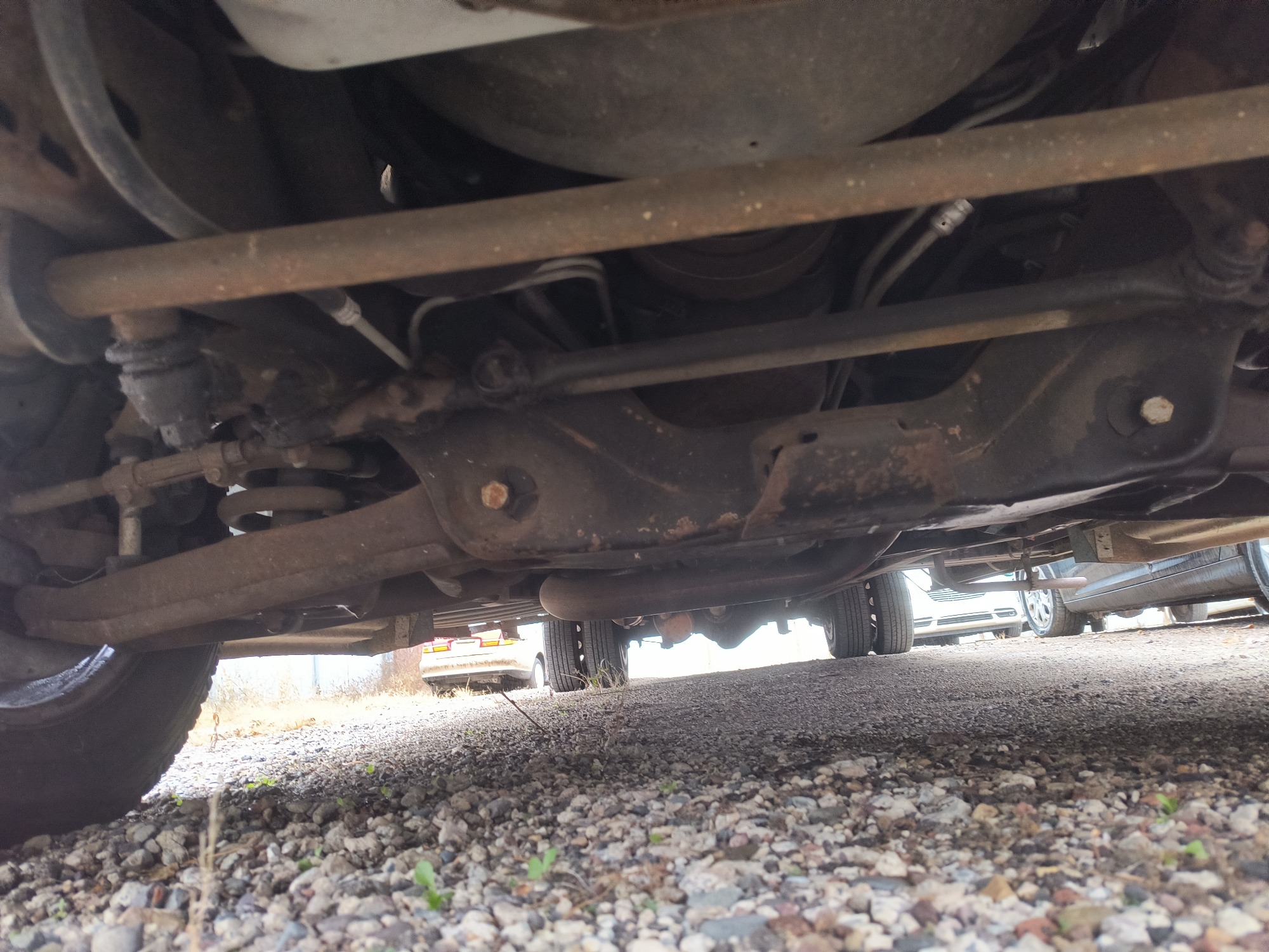 1998 chevrolet express g3500 with 49993 miles for sale near Elk River, Minnesota 106704_16_undercar_front.jpg