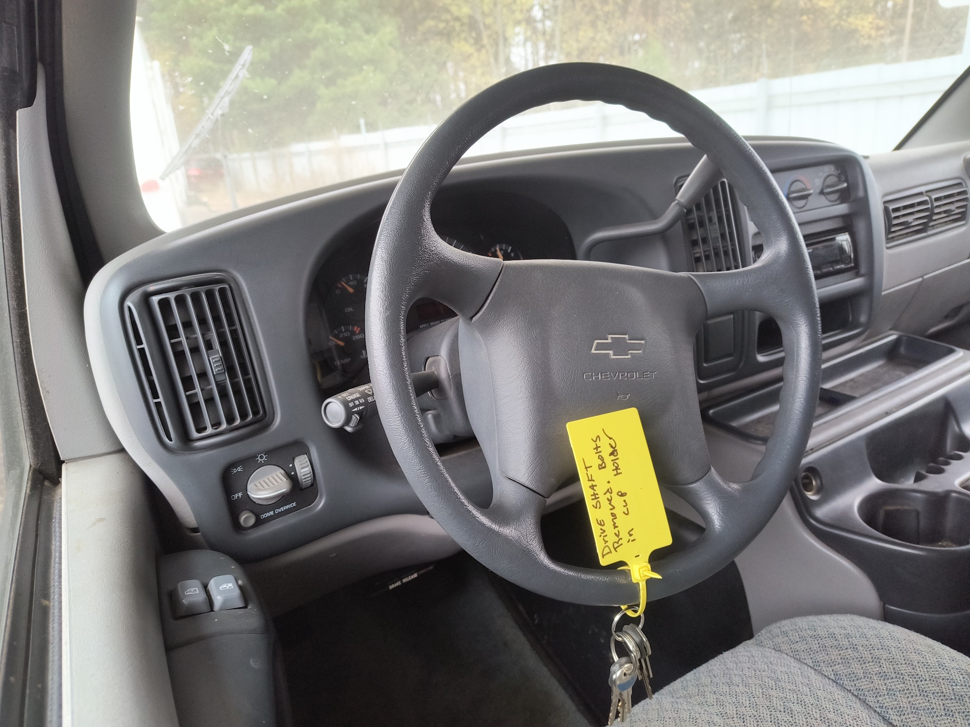 1998 chevrolet express g3500 with 49993 miles for sale near Elk River, Minnesota 106704_37_left_of_steering_wheel.jpg