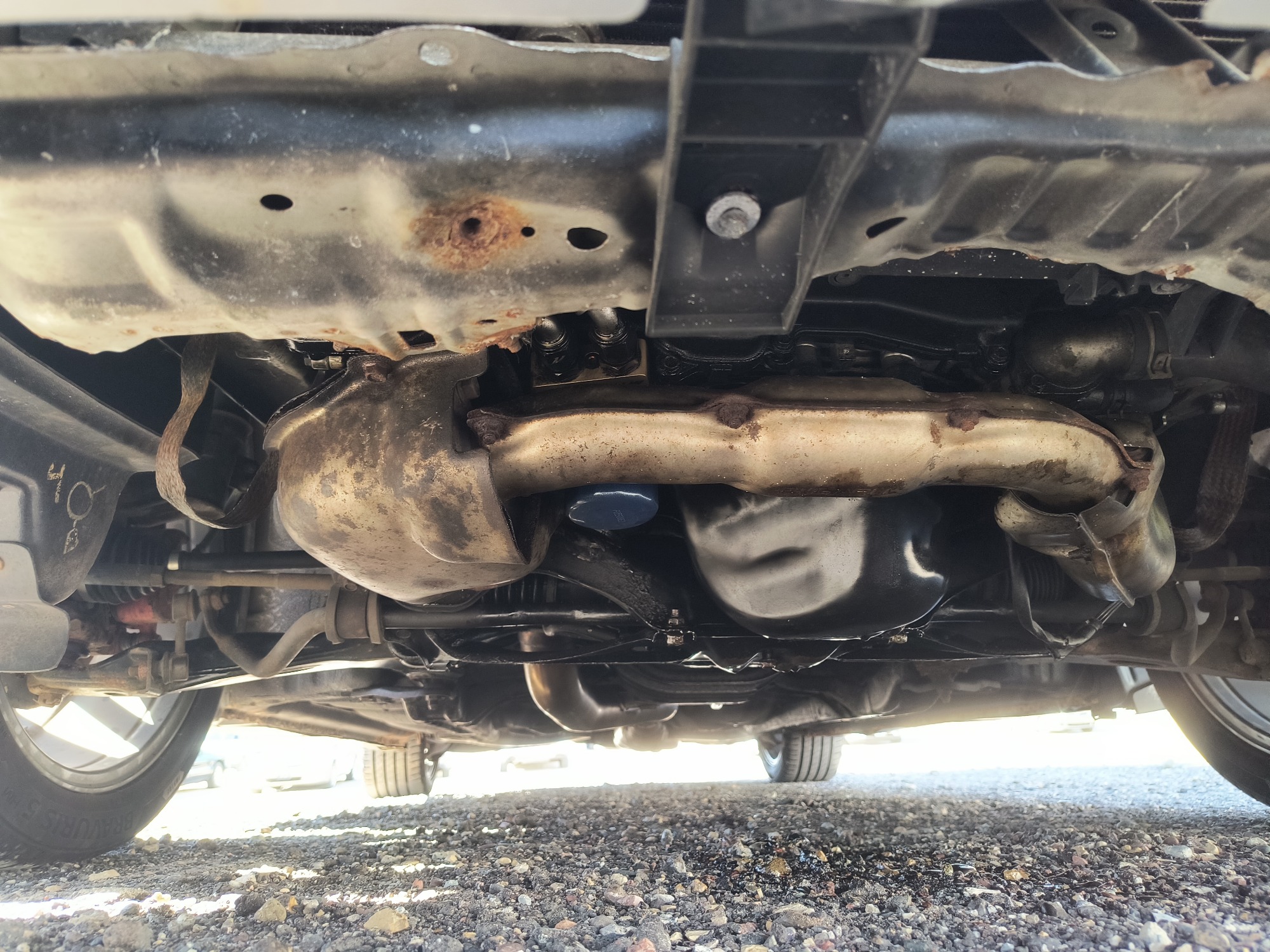 2011 subaru impreza-wrx 4-door with 128706 miles for sale near Elk River, Minnesota 106706_16_undercar_front.jpg