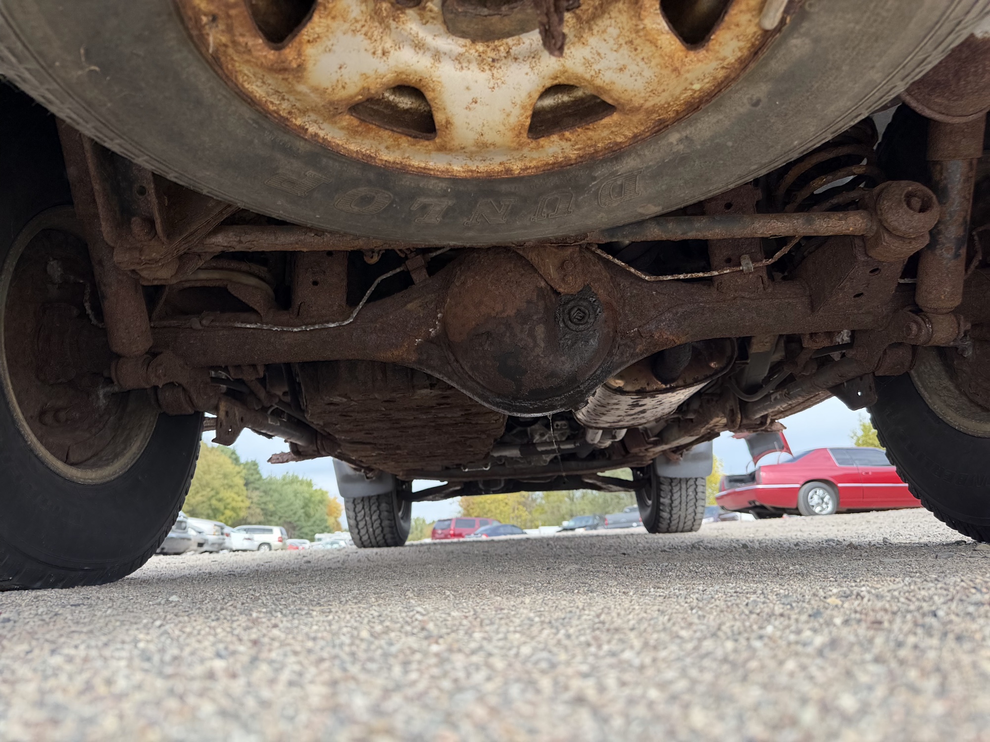 1997 nissan pathfinder xe-4-door-4wd with 97077 miles for sale near Elk River, Minnesota 106712_19_undercar_rear.jpg
