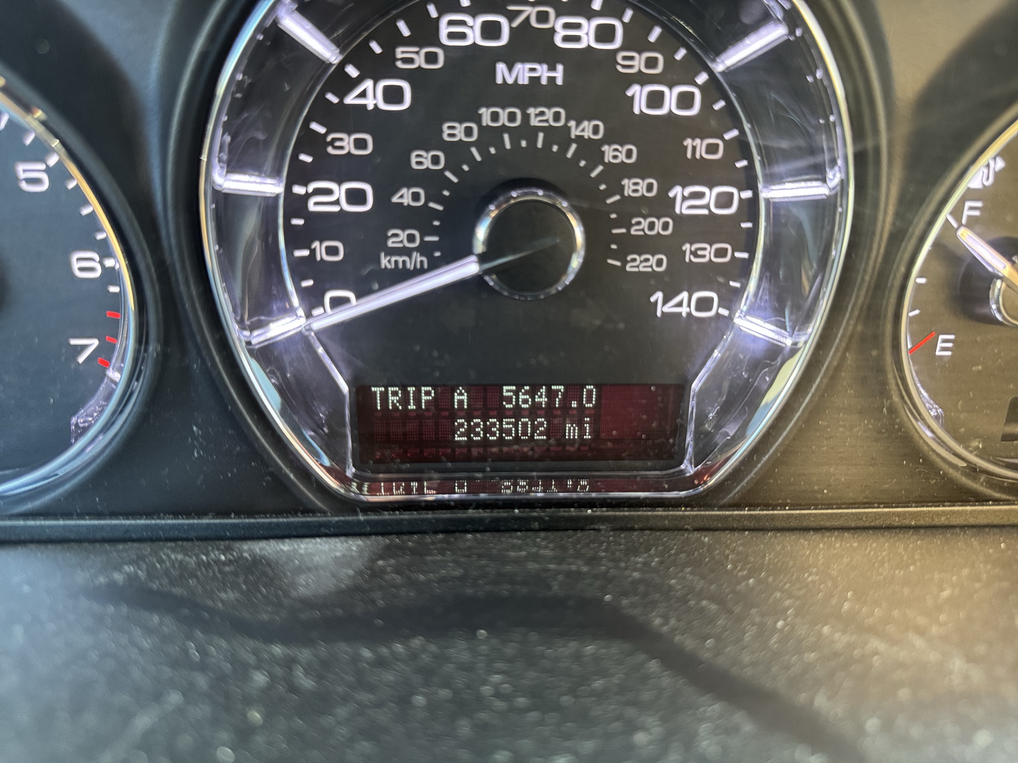 2010 lincoln mks 3.7l-fwd with 233502 miles for sale near Elk River, Minnesota 106714_44_mileage_closeup.jpg