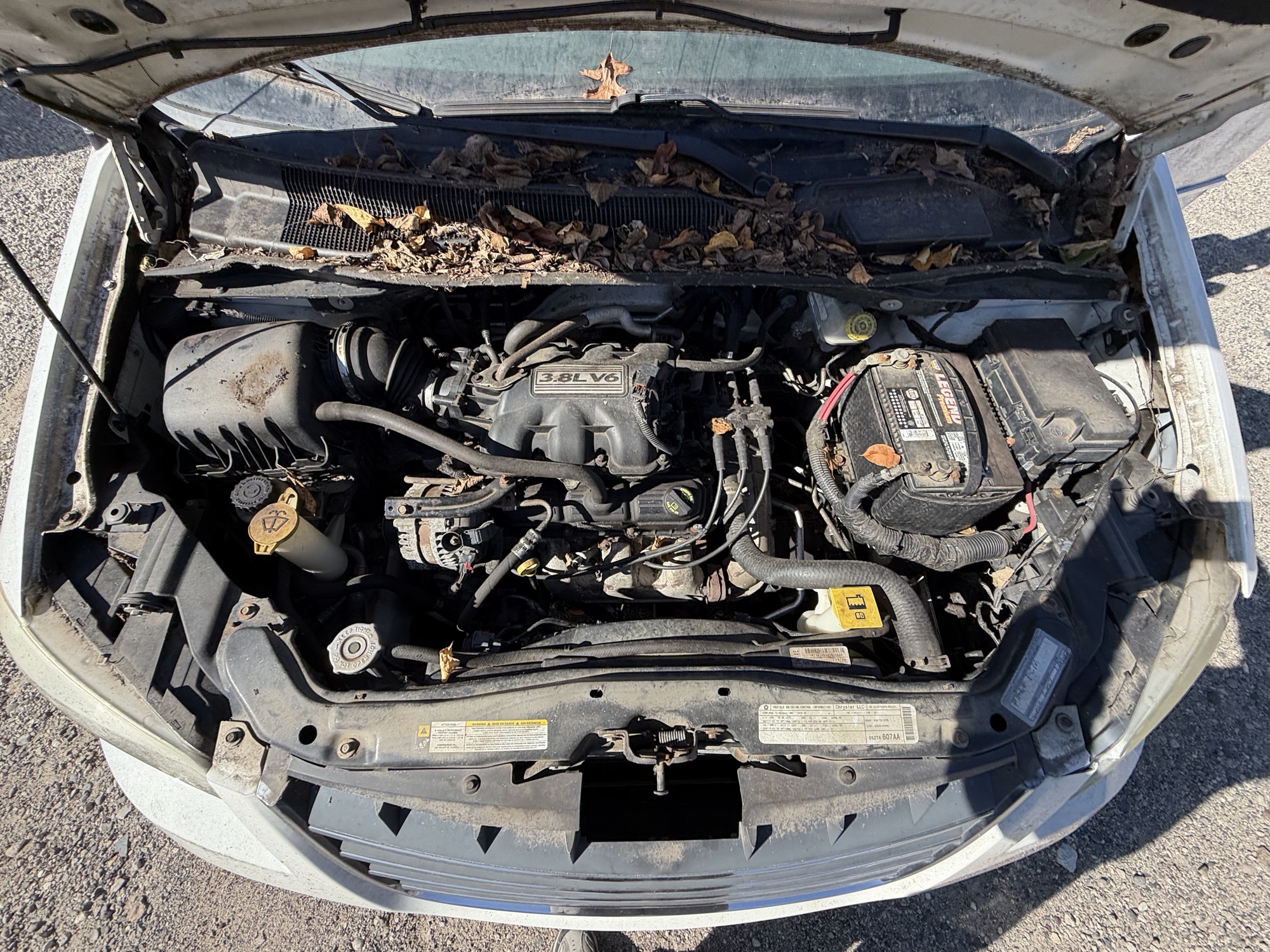 2009 chrysler town-and-country touring with 156827 miles for sale near Elk River, Minnesota 106715_49_engine_bay.jpg