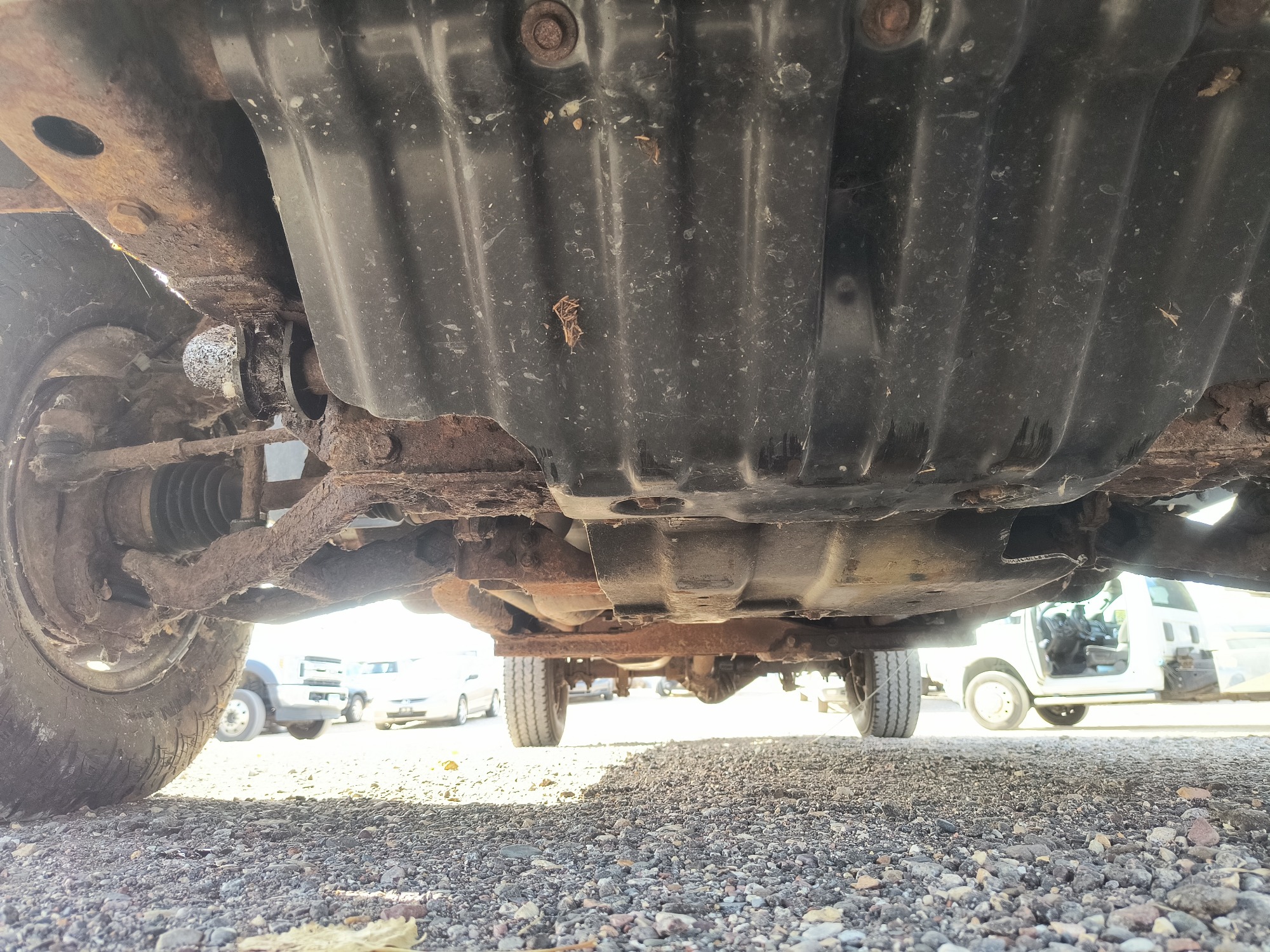 2003 chevrolet silverado-2500hd 4wd with 76253 miles for sale near Elk River, Minnesota 106720_16_undercar_front.jpg
