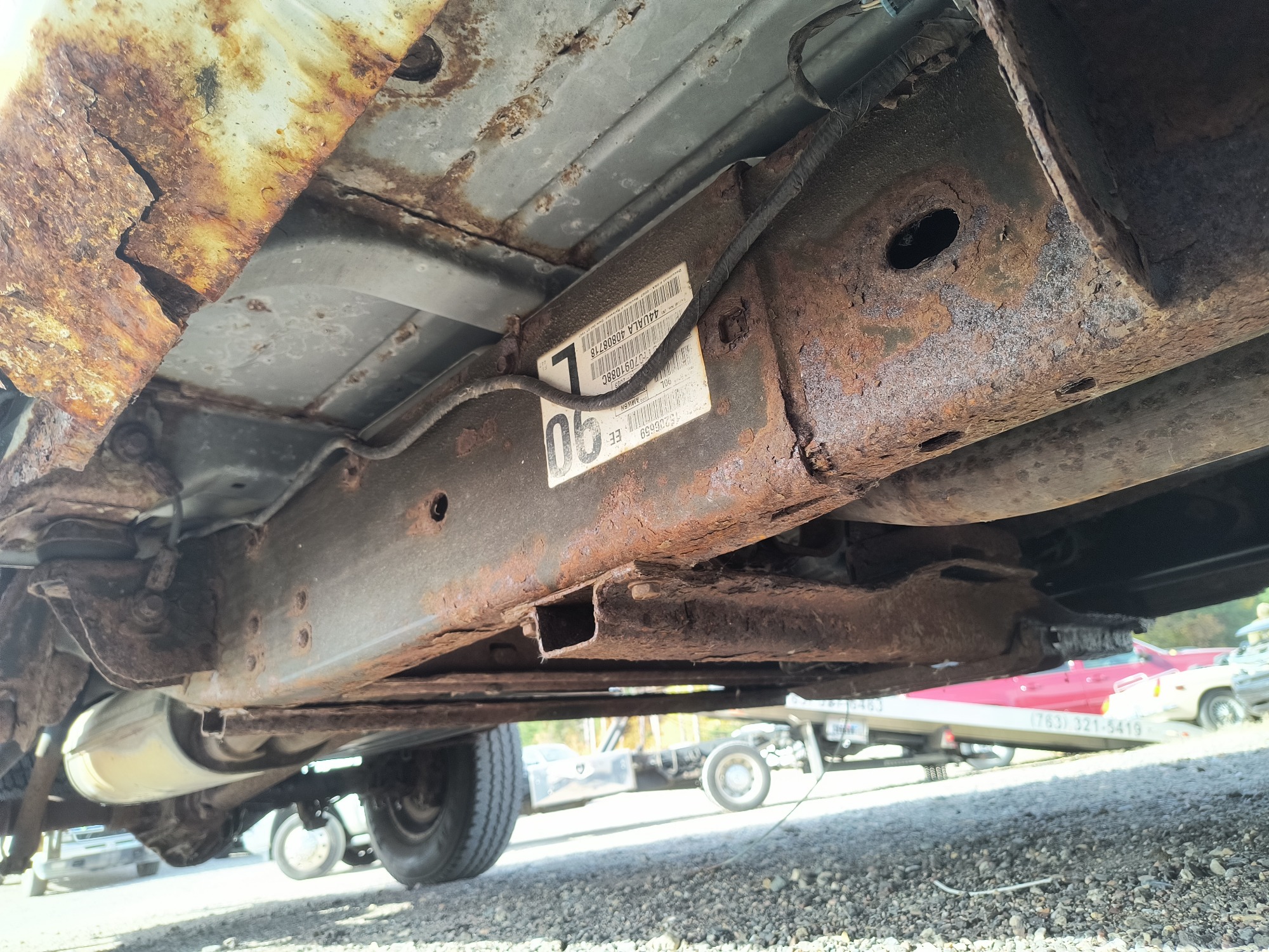 2003 chevrolet silverado-2500hd 4wd with 76253 miles for sale near Elk River, Minnesota 106720_21_undercar_pass_side.jpg