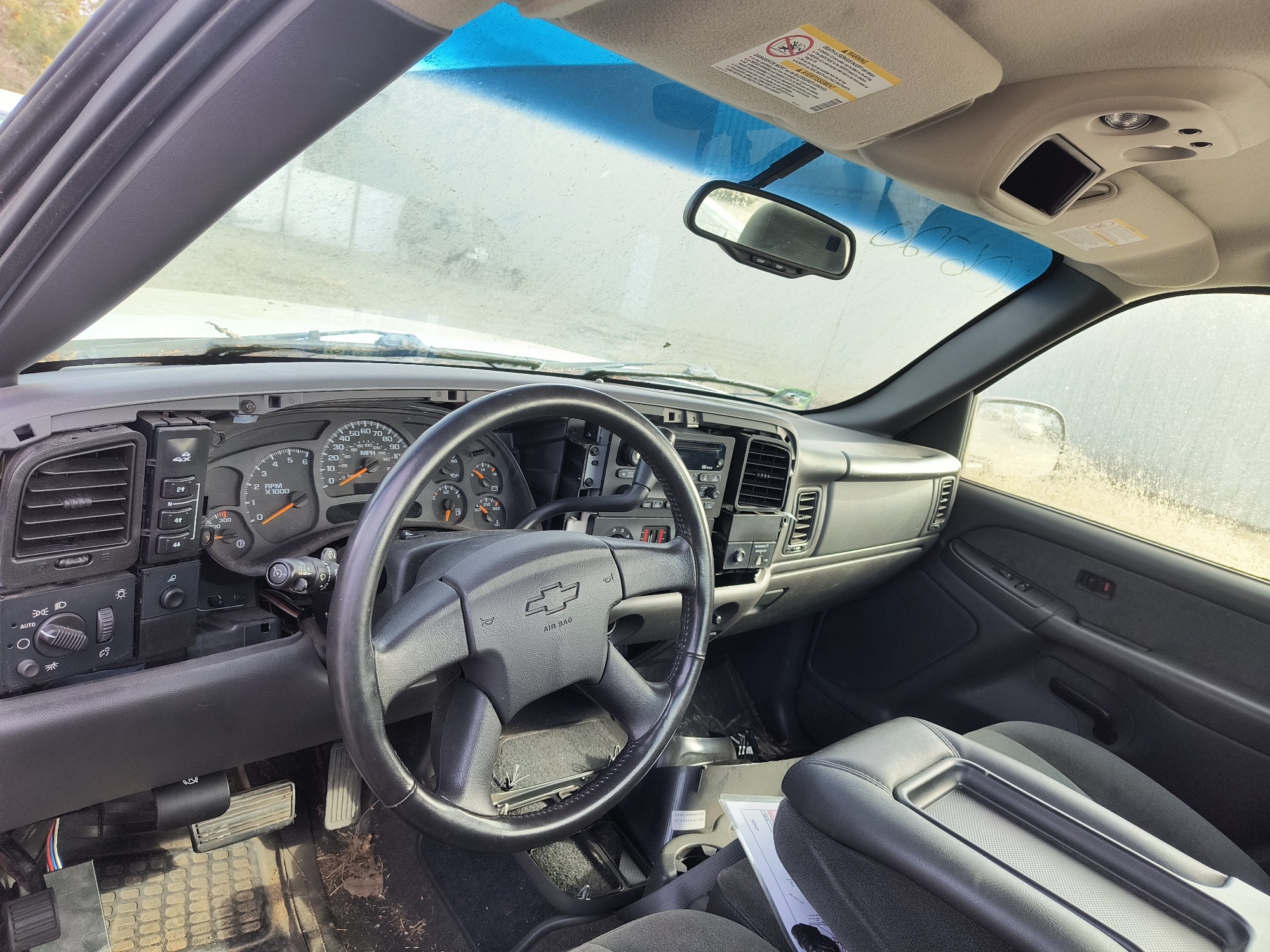 2003 chevrolet silverado-2500hd 4wd with 76253 miles for sale near Elk River, Minnesota 106720_34_whole_dash.jpg