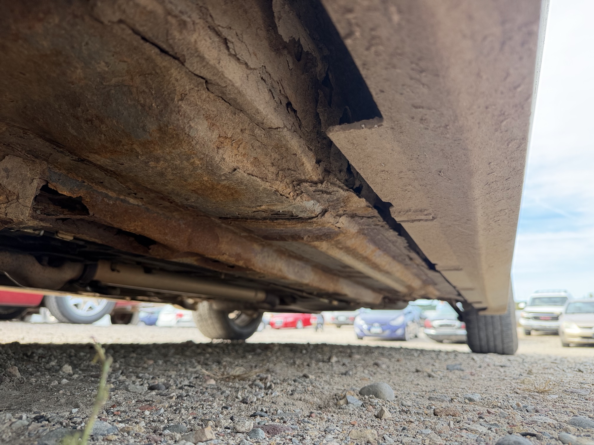 2003 chevrolet impala base with 320815 miles for sale near Elk River, Minnesota 106721_17_undercar_drv_side.jpg