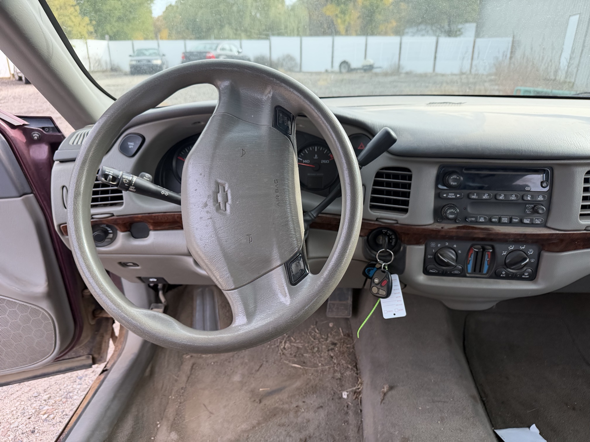 2003 chevrolet impala base with 320815 miles for sale near Elk River, Minnesota 106721_33_dash_from_driver.jpg