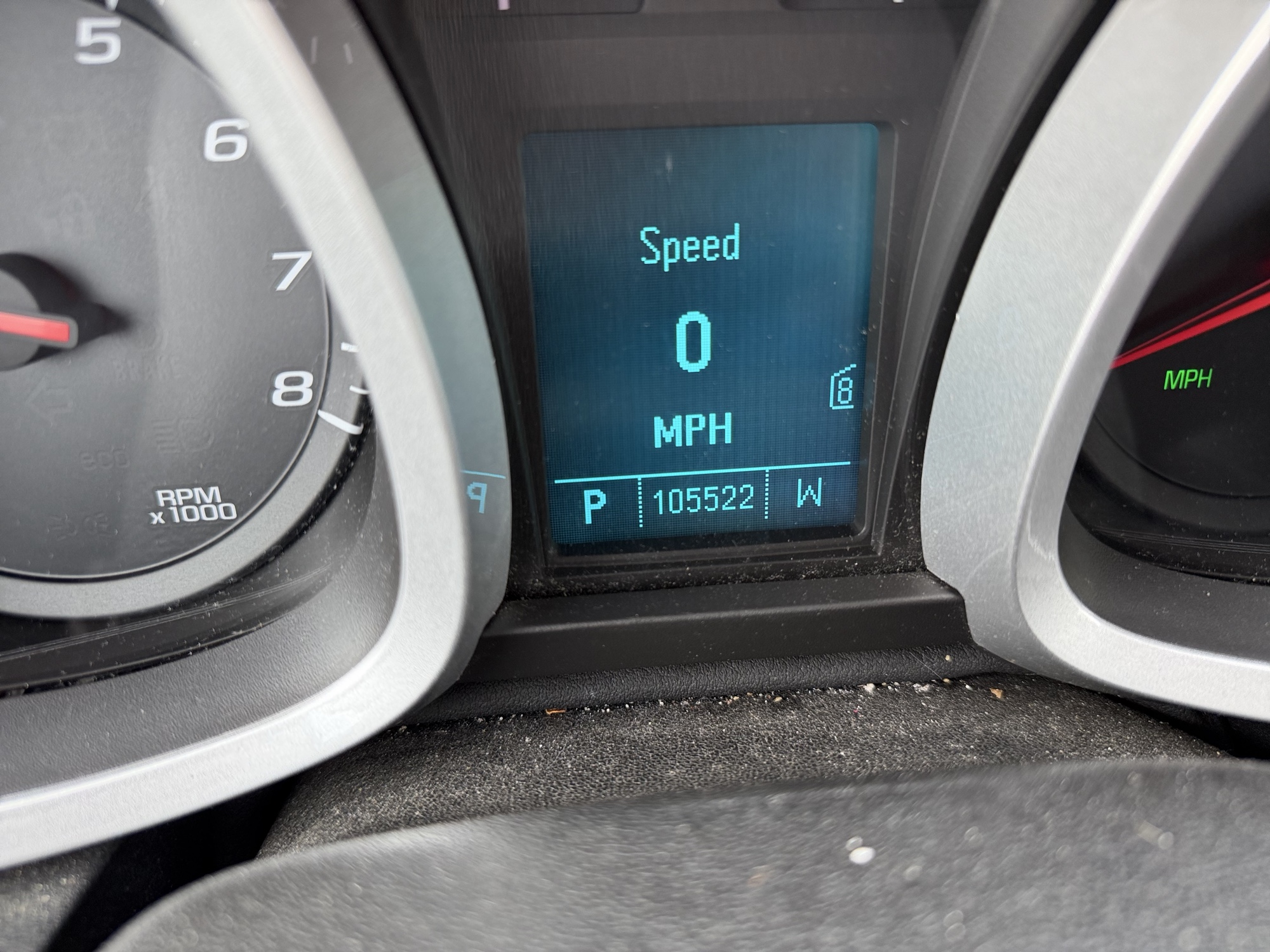 2011 chevrolet equinox ltz-2wd with 105523 miles for sale near Elk River, Minnesota 106730_44_mileage_closeup.jpg