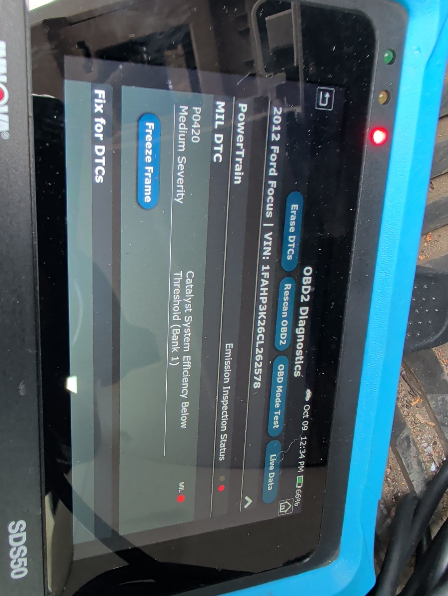 2012 ford focus se with 294536 miles for sale near Elk River, Minnesota 106737_45_obd2_codes.jpg