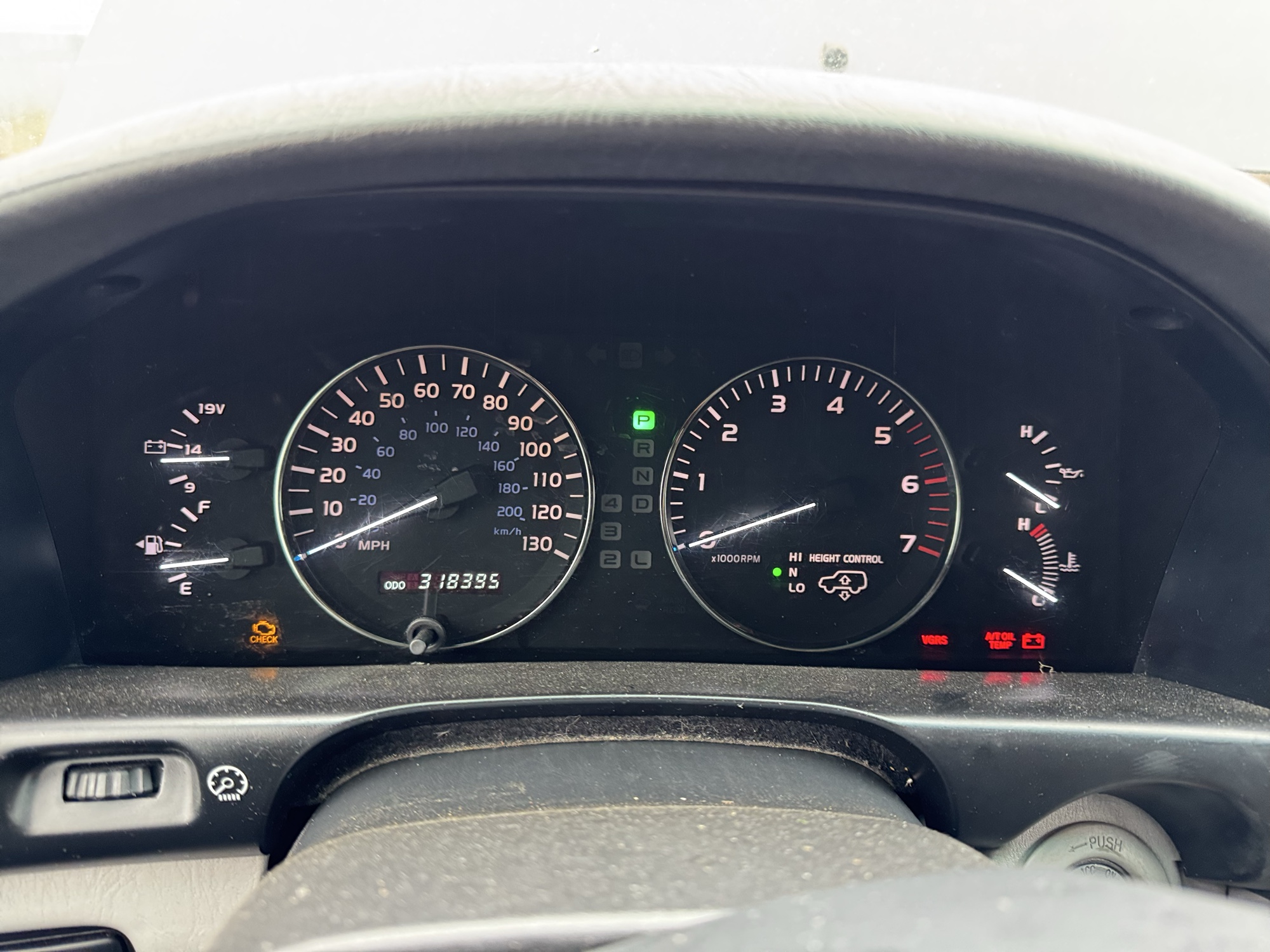 2004 lexus lx-470 sport-utility with 318395 miles for sale near Elk River, Minnesota 106745_43_gauge_cluster.jpg
