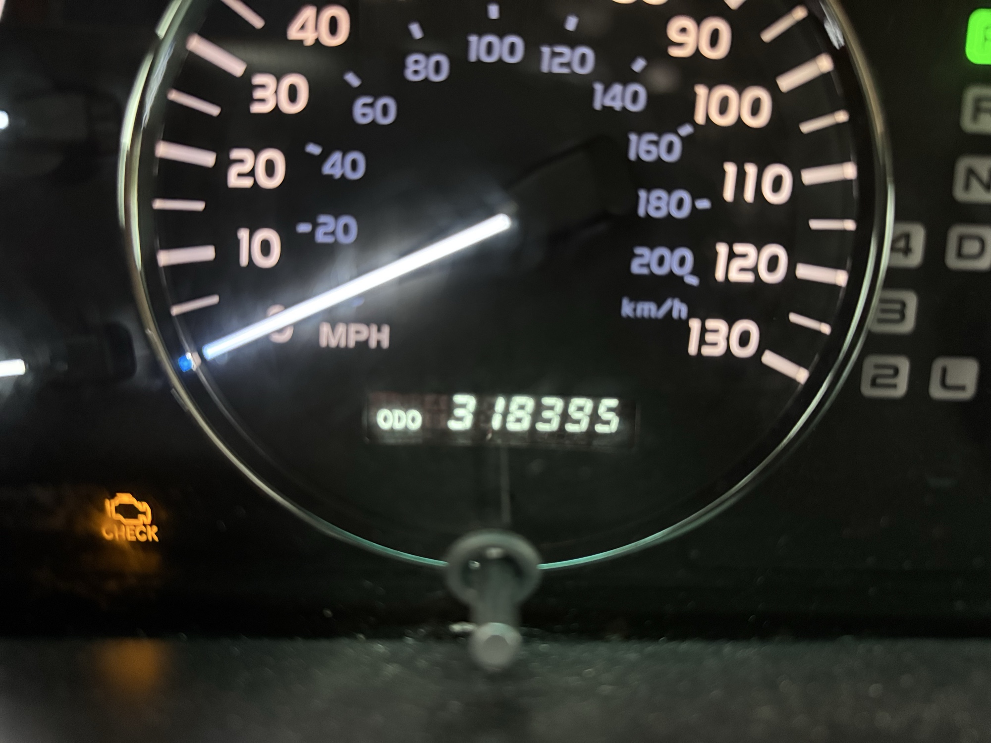 2004 lexus lx-470 sport-utility with 318395 miles for sale near Elk River, Minnesota 106745_44_mileage_closeup.jpg