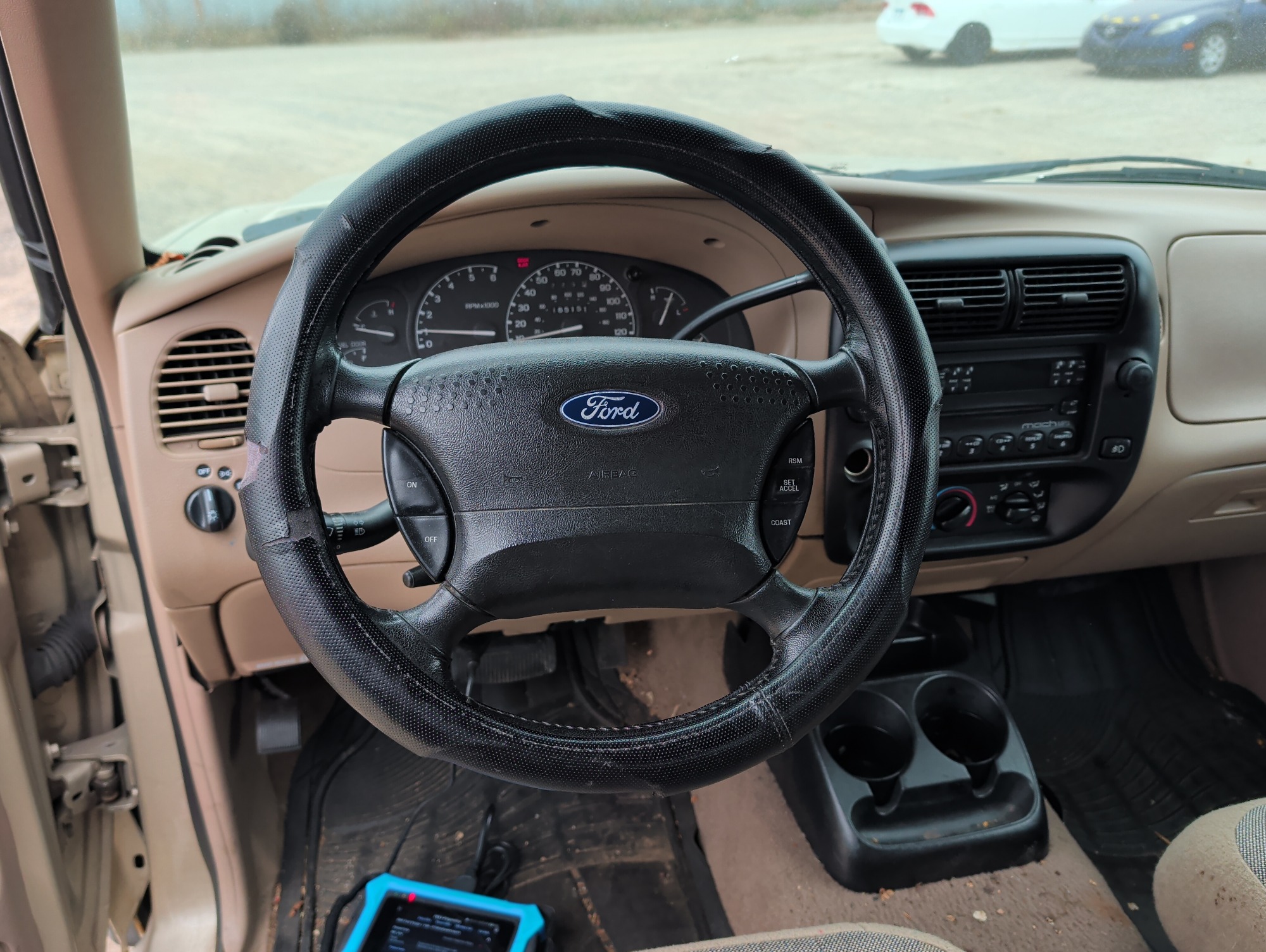 2002 ford ranger edge-supercab-4wd---375a with 165151 miles for sale near Elk River, Minnesota 106753_33_dash_from_driver.jpg
