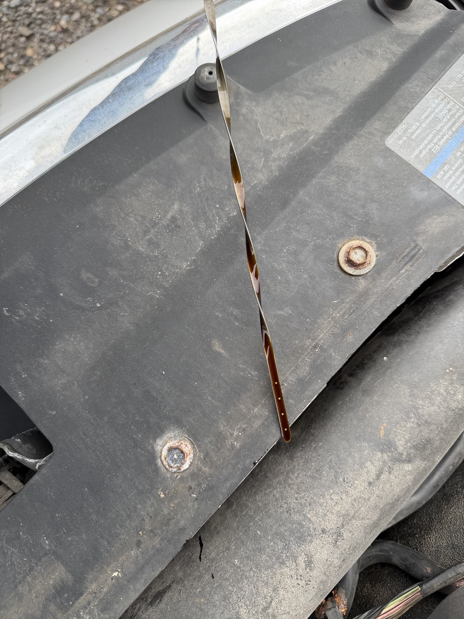 2008 saturn aura xe with 166520 miles for sale near Elk River, Minnesota 106755_50_oil_dipstick.jpg