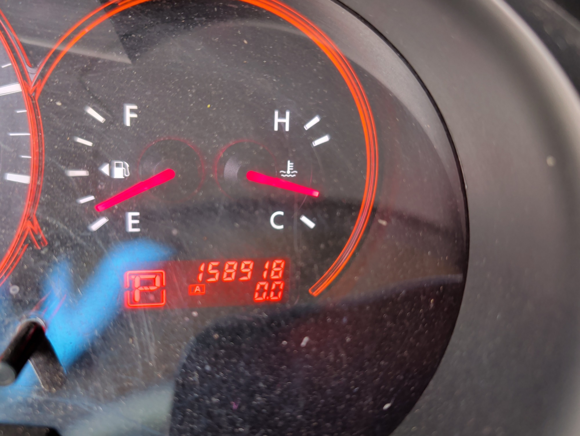 2008 nissan altima 2.5-s with 158918 miles for sale near Elk River, Minnesota 106757_44_mileage_closeup.jpg