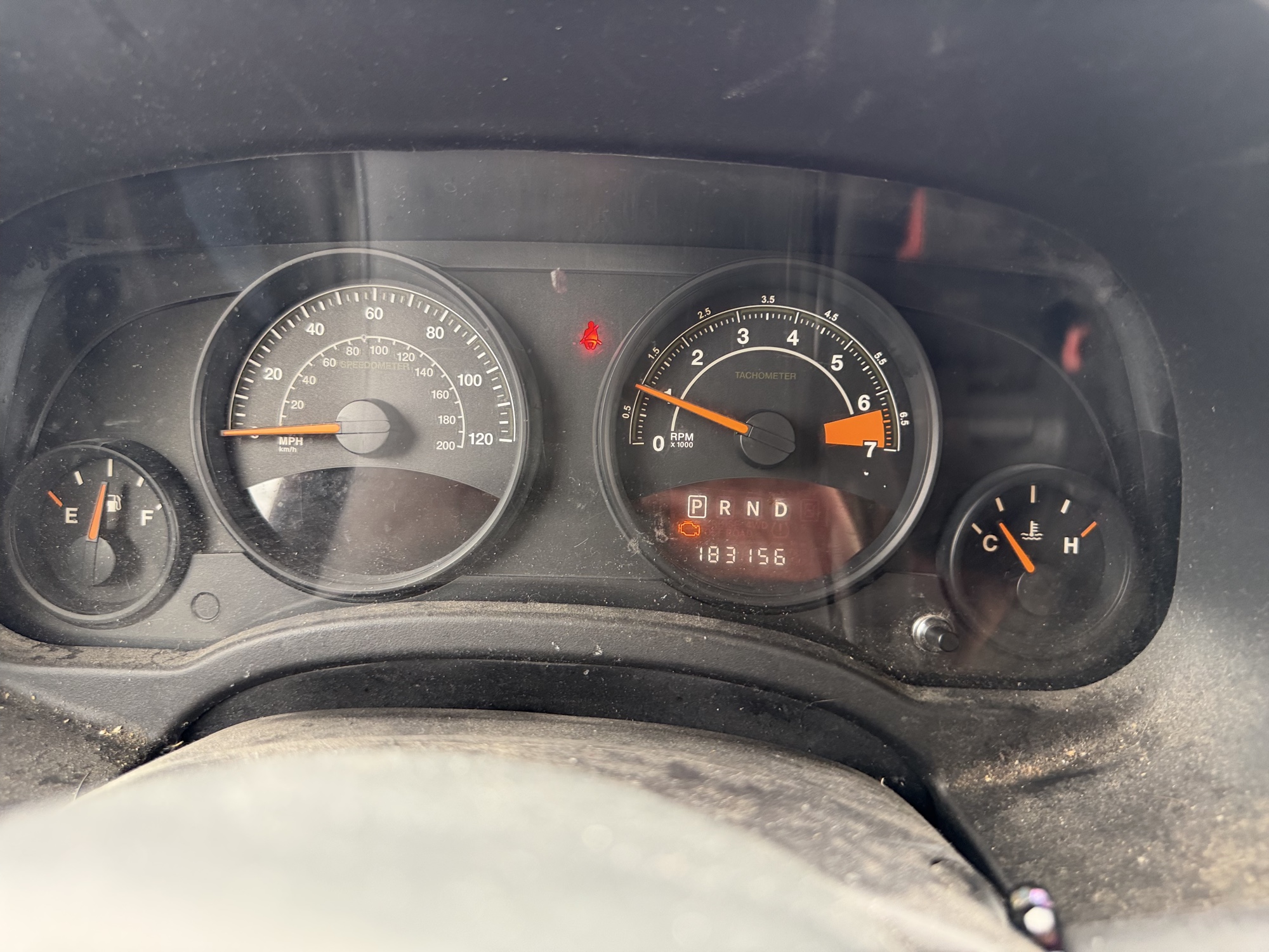 2015 jeep patriot sport-2wd with 183156 miles for sale near St. Louis, Missouri 106759_43_gauge_cluster.jpg