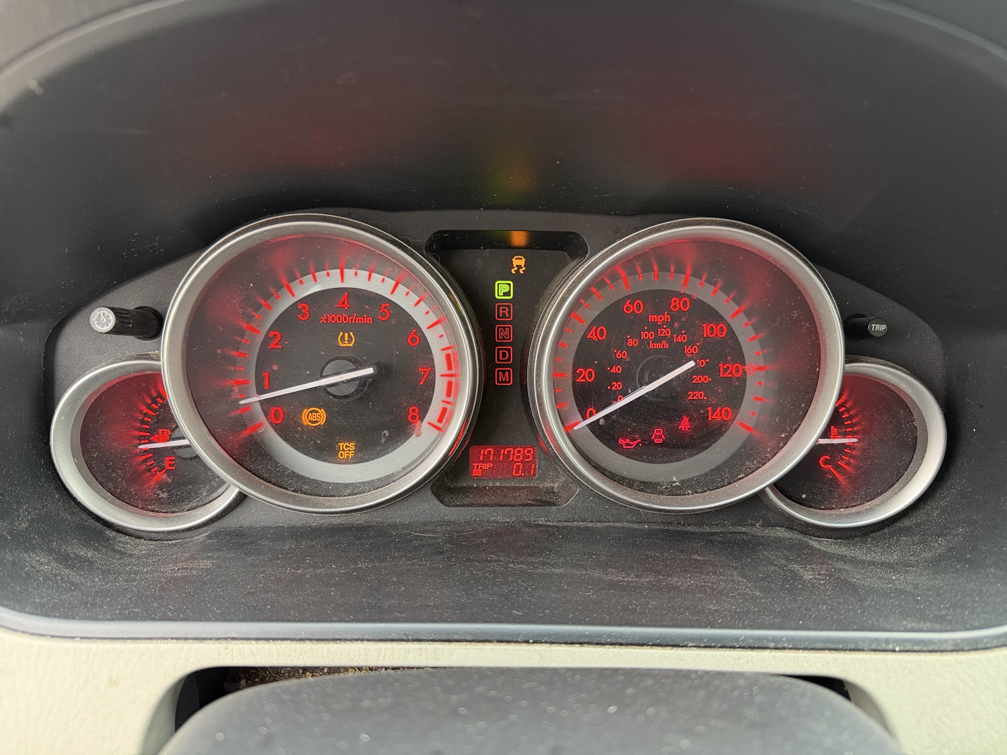 2011 mazda cx-9 touring-awd with 171789 miles for sale near Elk River, Minnesota 106761_43_gauge_cluster.jpg