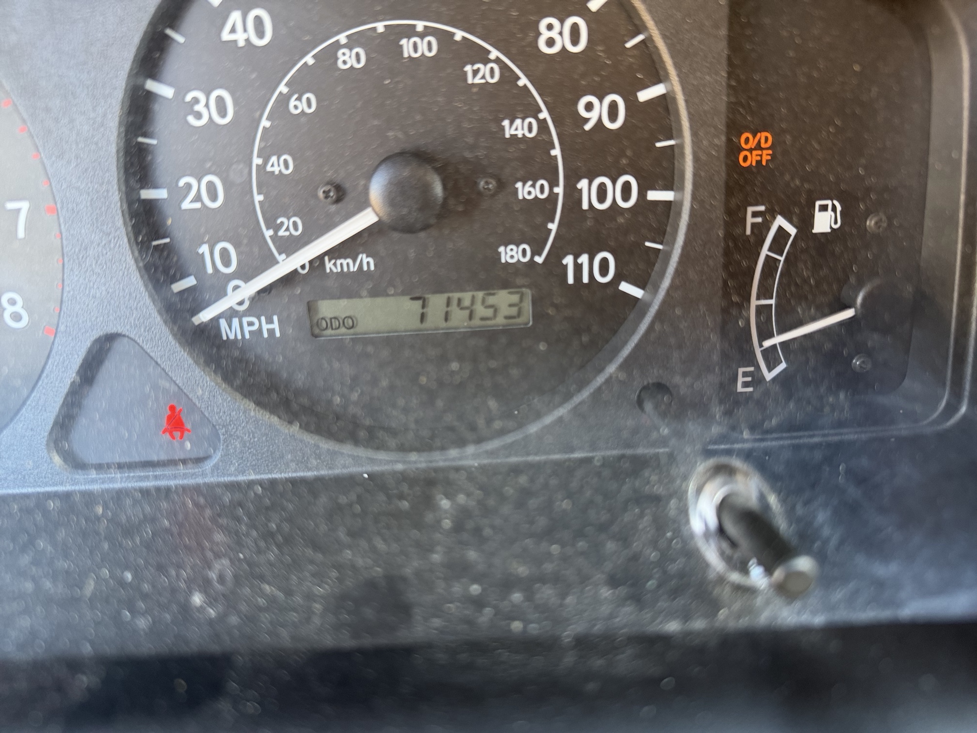 1998 toyota corolla ve with 71453 miles for sale near Elk River, Minnesota 106763_44_mileage_closeup.jpg